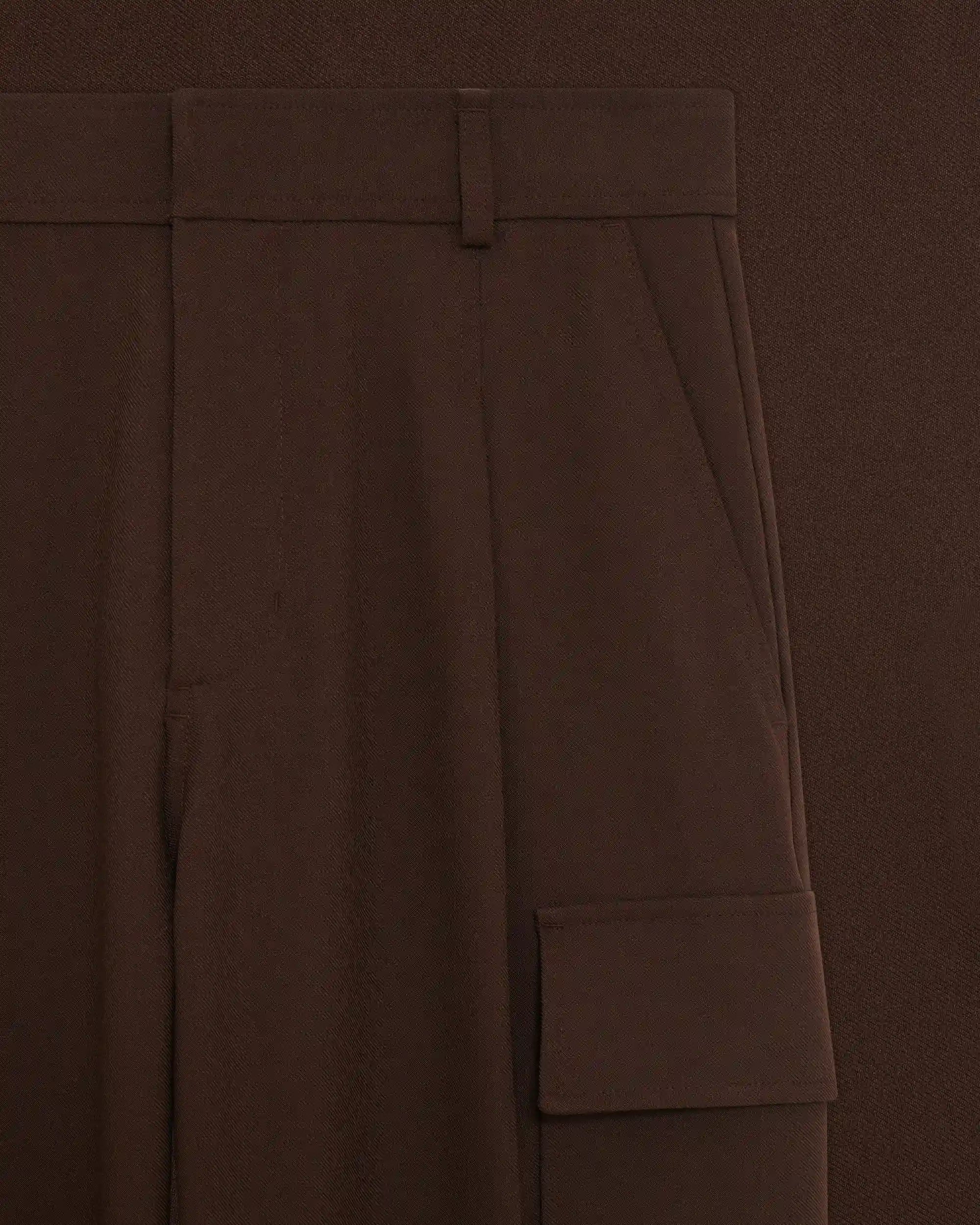 Drôle De Monsieur Twill Cargo Pants braun Polyester