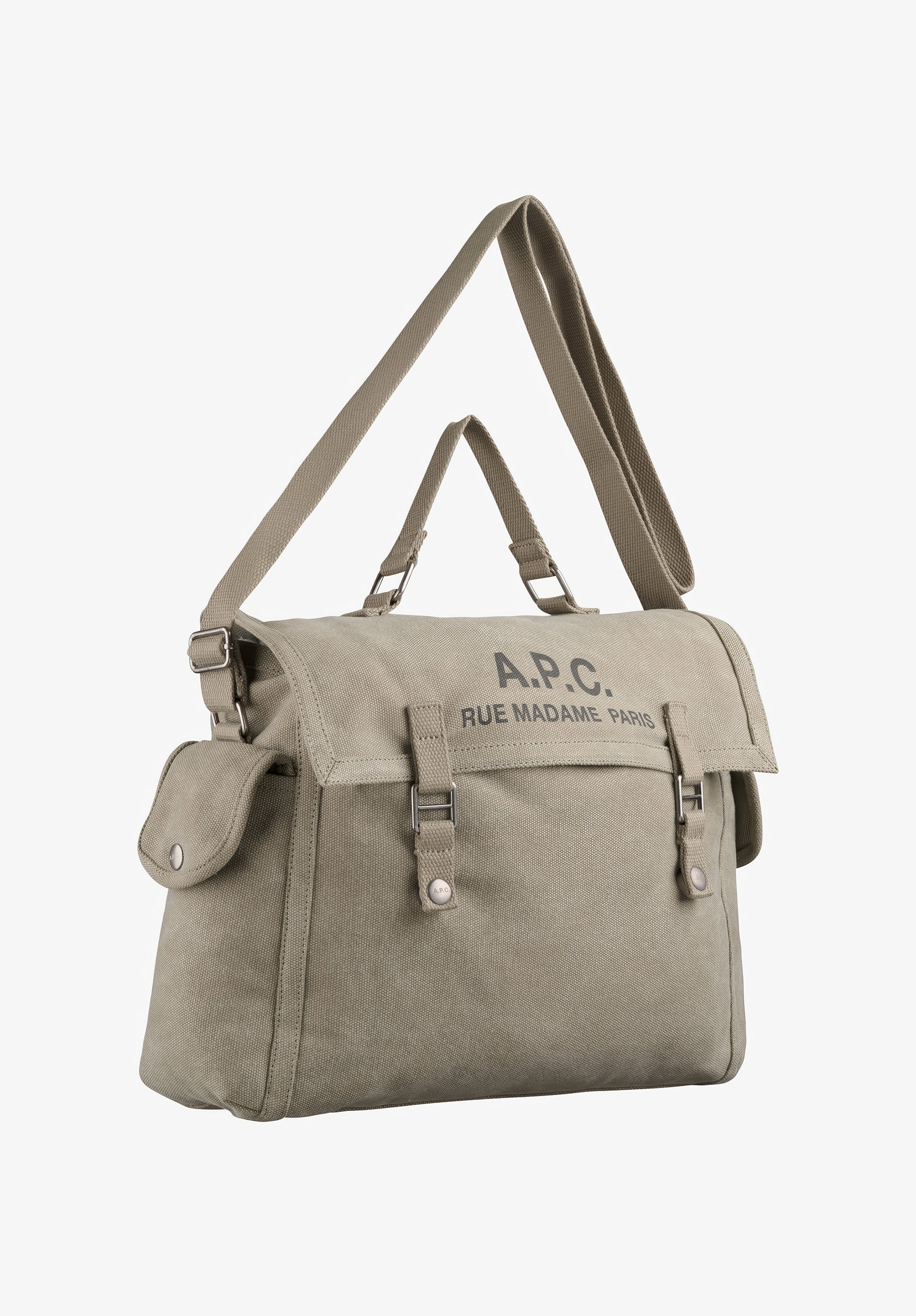 A.P.C. Récuperation Tasche Baumwolle TU Military