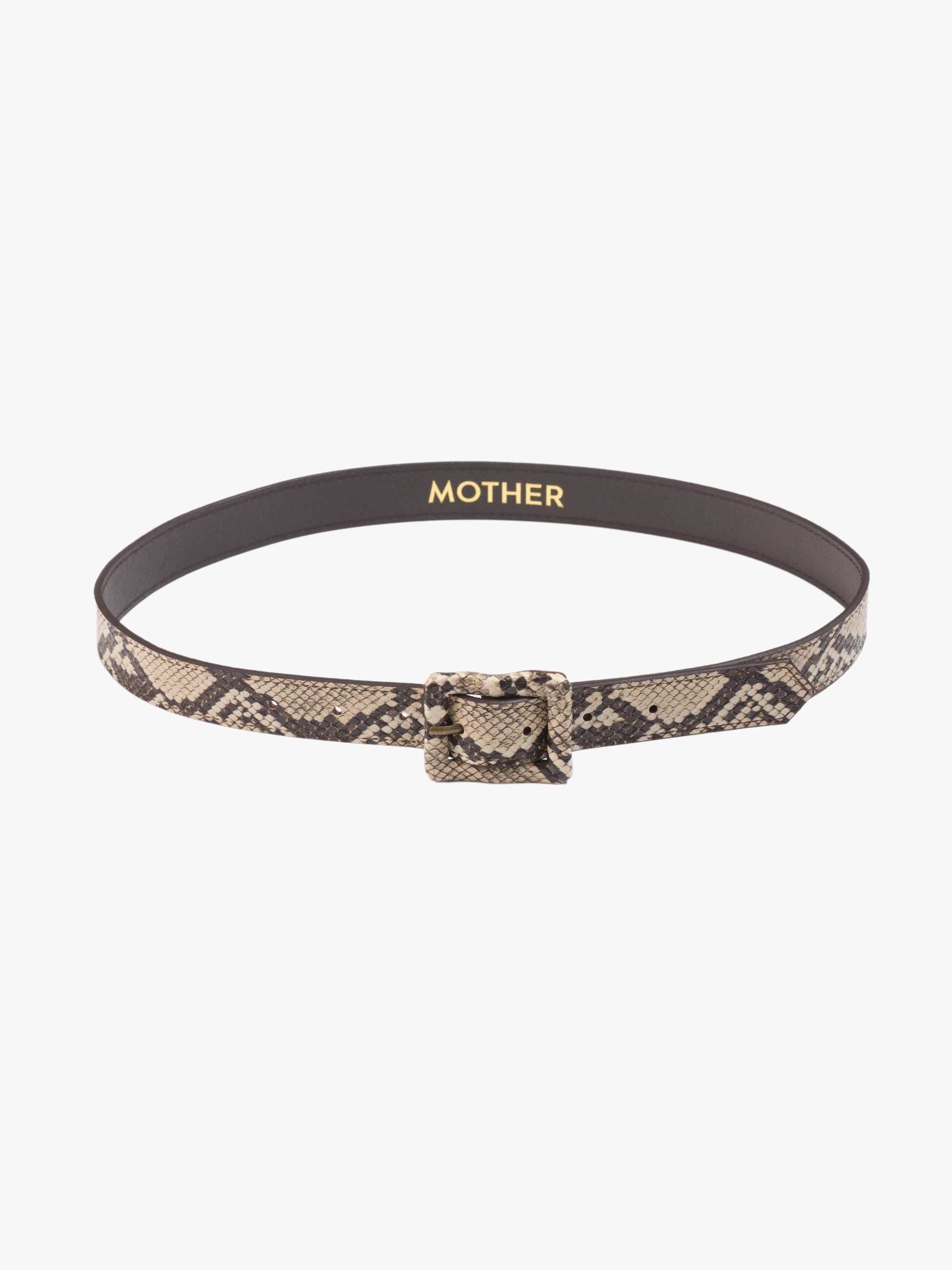 Mother Constructor Gürtel Gold Schlangenoptik S-L