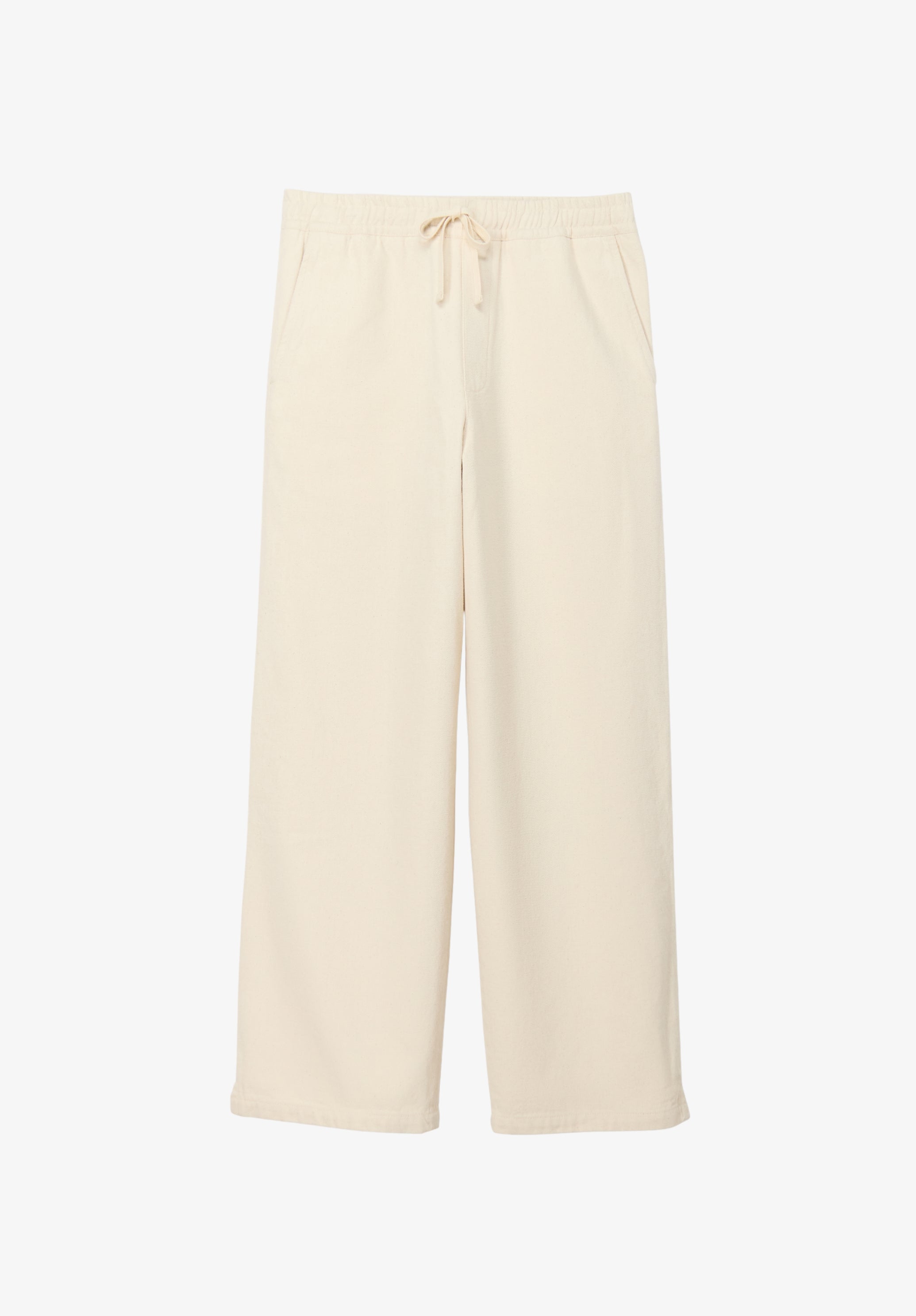 A.P.C. Workwear-Hose cremeweiß Bio-Baumwolle M