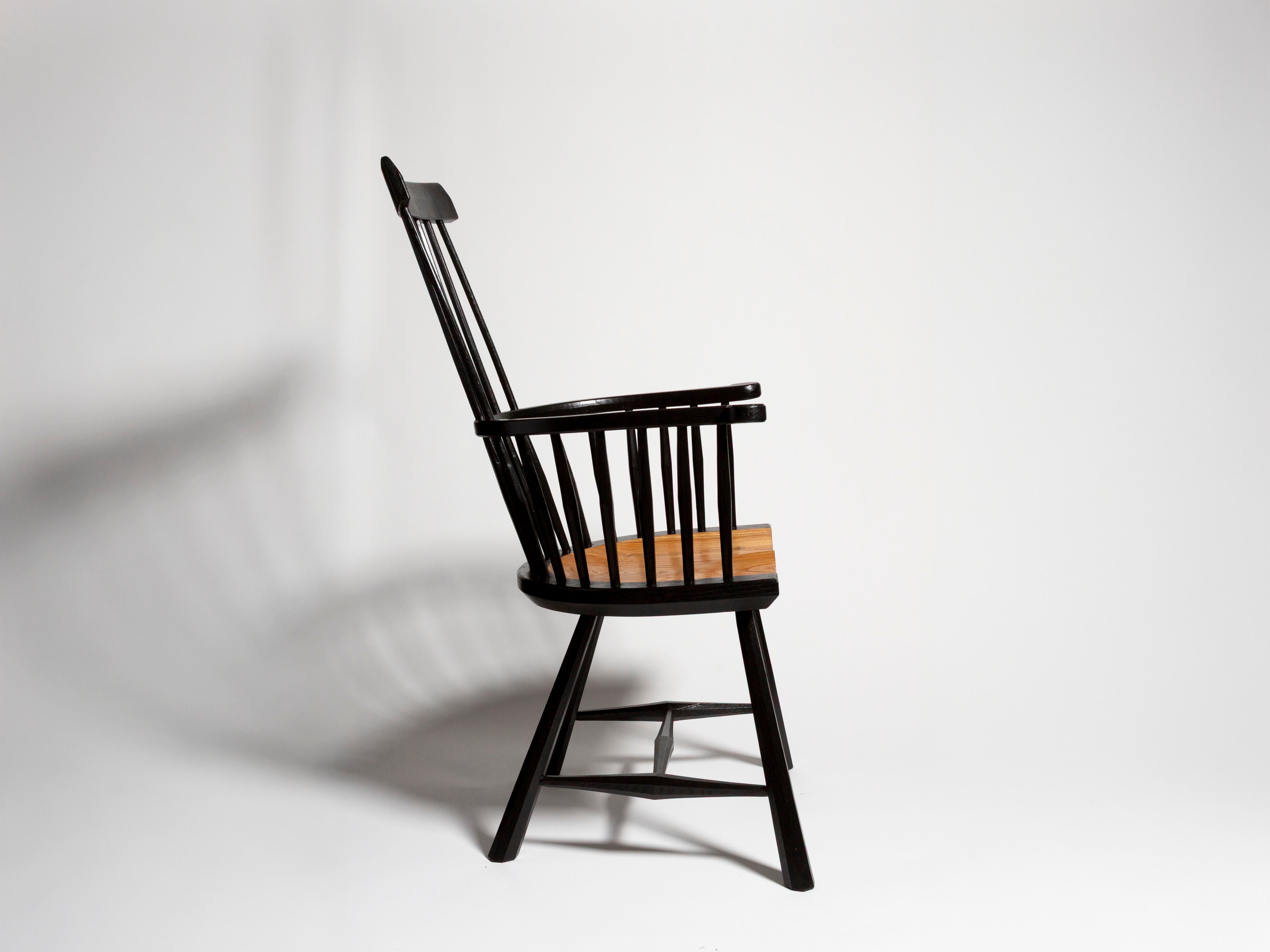 J.W.Anderson Luna Armchair Sessel Schwarz Holz