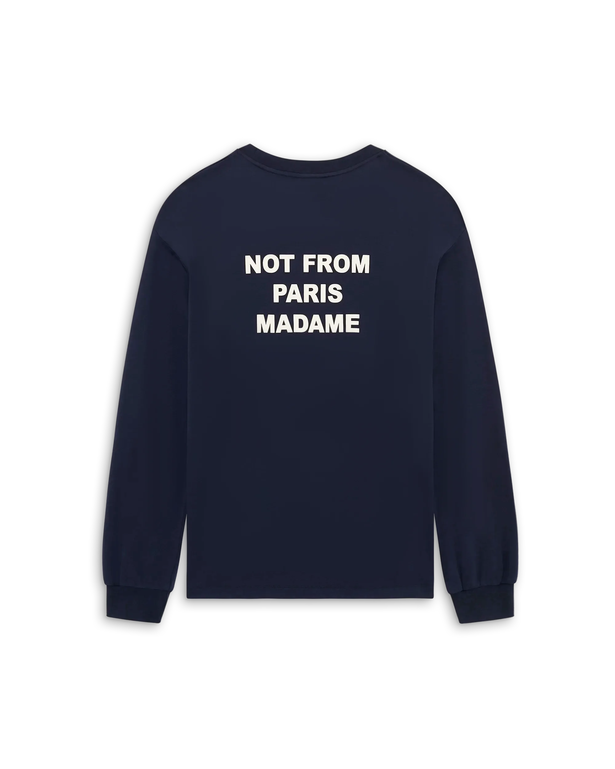 Drôle De Monsieur Le Manches Longues Slogan Longsleeve Navy