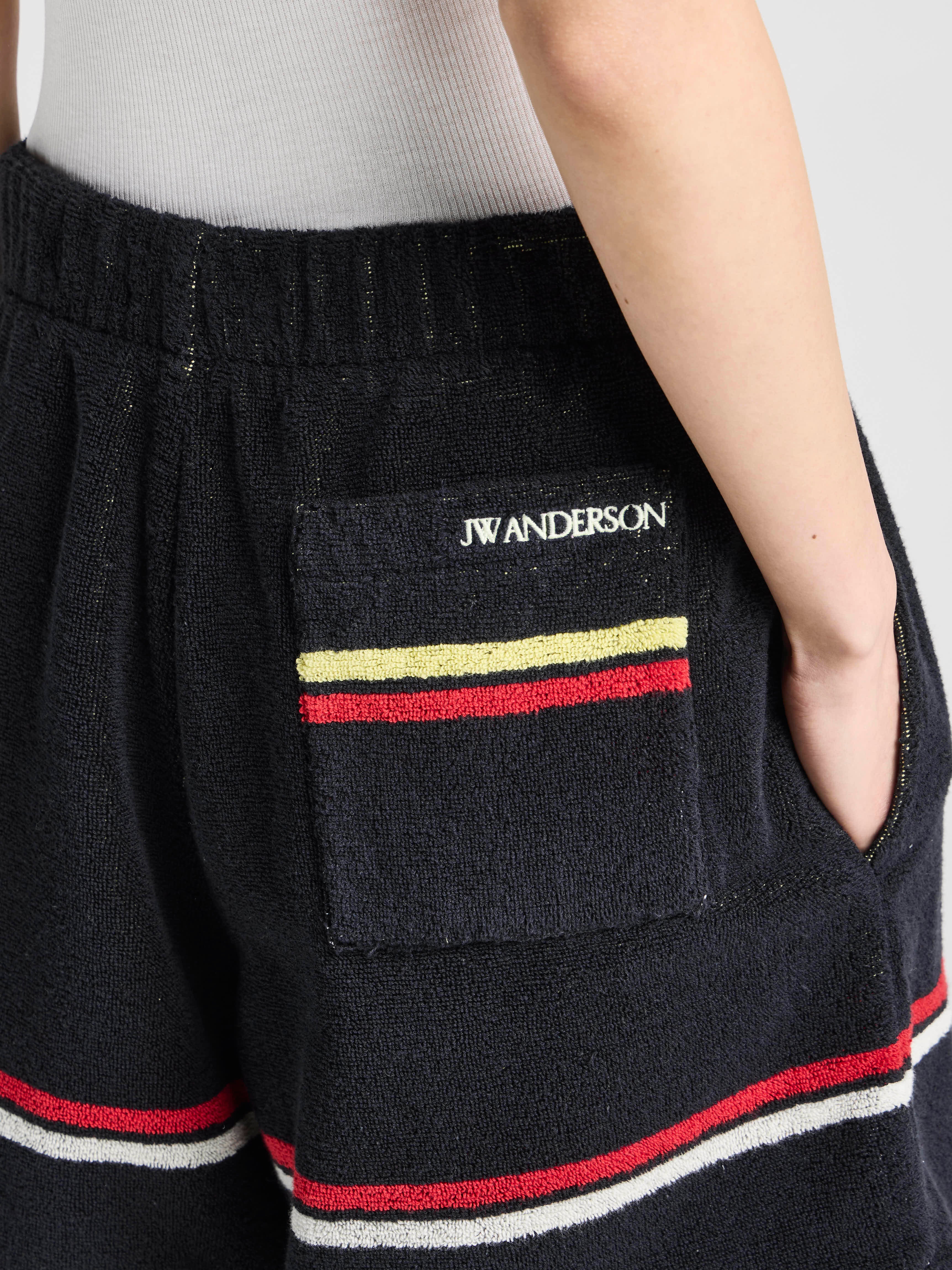 JW Anderson x Guinness Towelling Shorts Schwarz Unisex