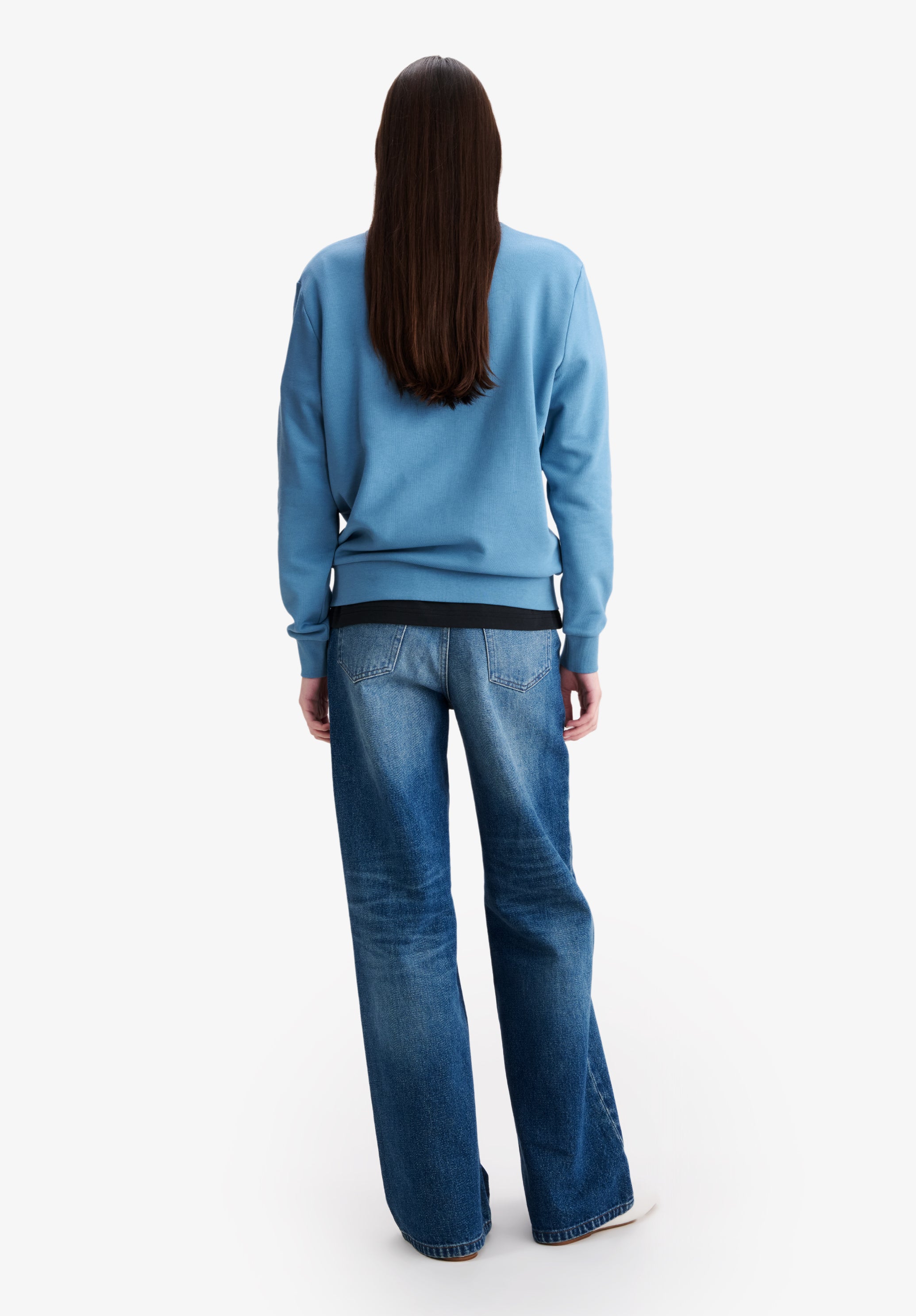 A.P.C. V.P.C. Sweatshirt Bio-Baumwolle Blau Größe M
