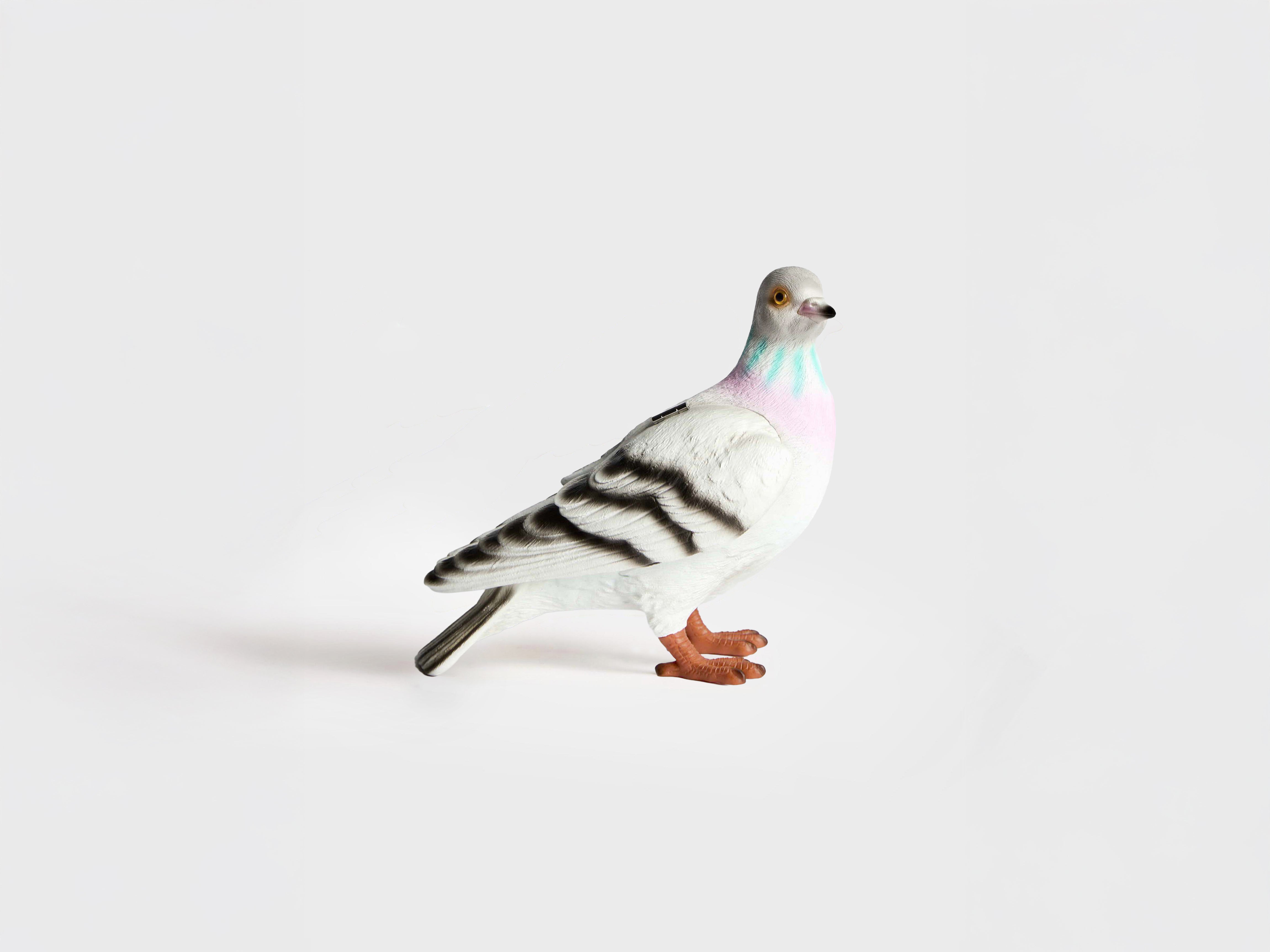 J.W.Anderson Bags Pigeon Clutch Tasche Grau