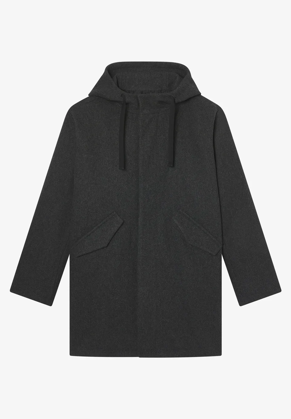 A.P.C. Wollparka anthrazitgrau Herren Gr.M recycelt