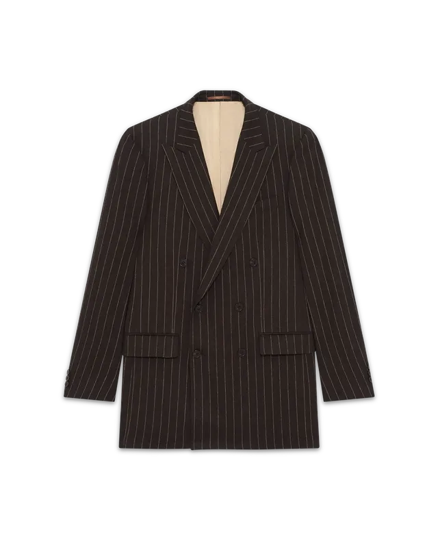 Drôle De Monsieur Le Blazer Croisé Sakko braun Wolle