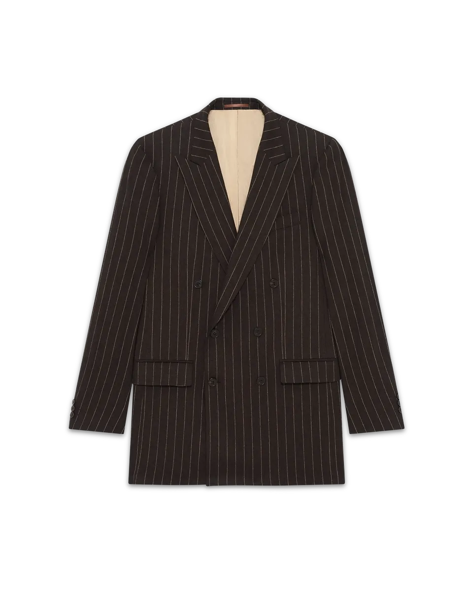 Drôle De Monsieur Le Blazer Croisé Sakko braun Wolle
