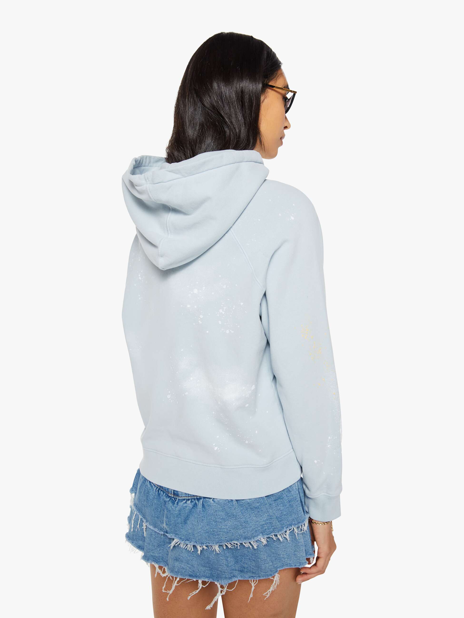 Mother Sweatshirts The Square Hoodie Auto City Hellblau