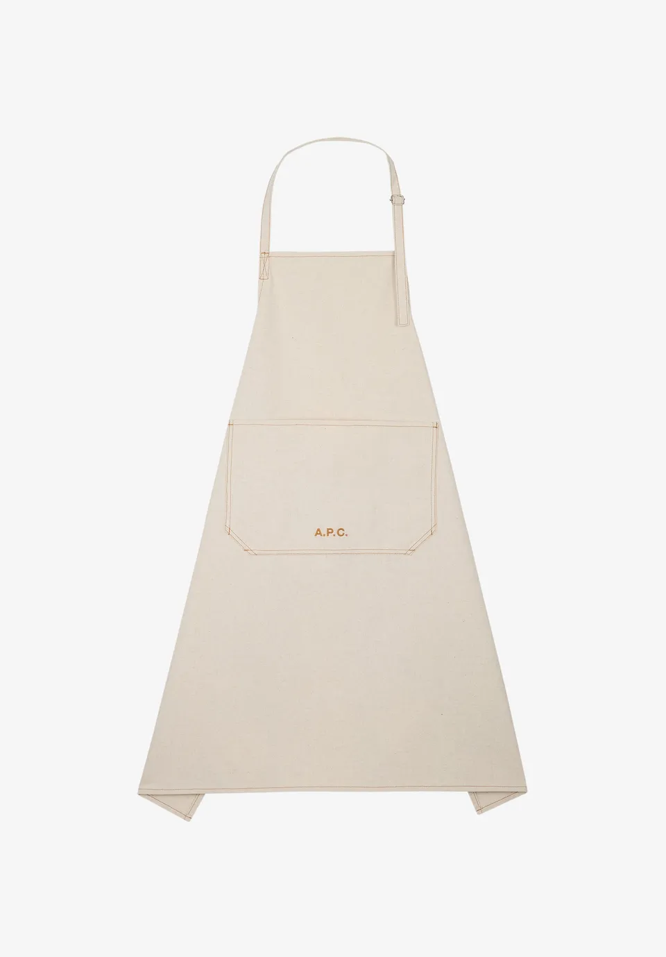 A.P.C. Schürze Baumwolle TU mit Tasche