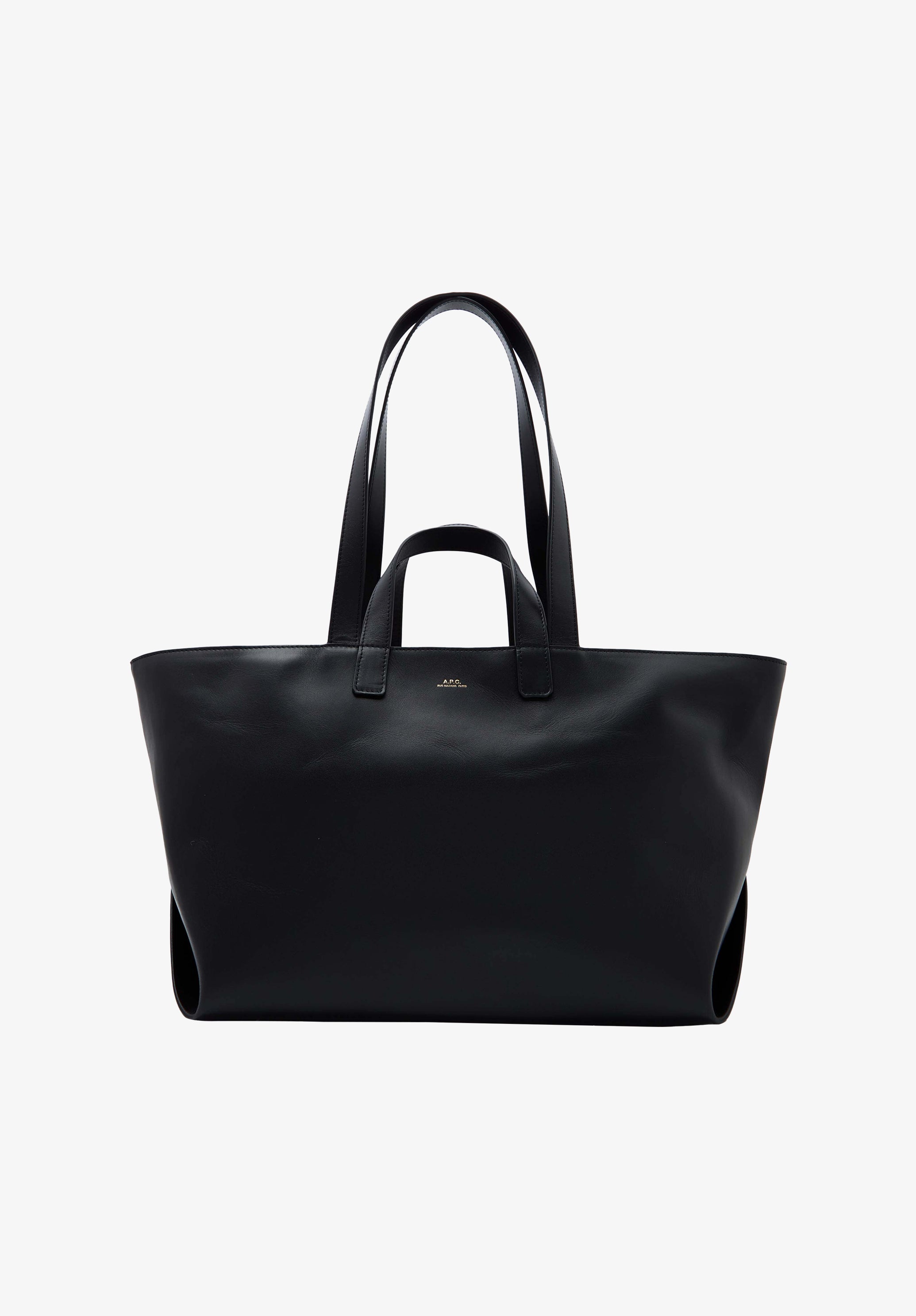 A.P.C. Tasche Drummer Glattleder Schultertasche 53cm