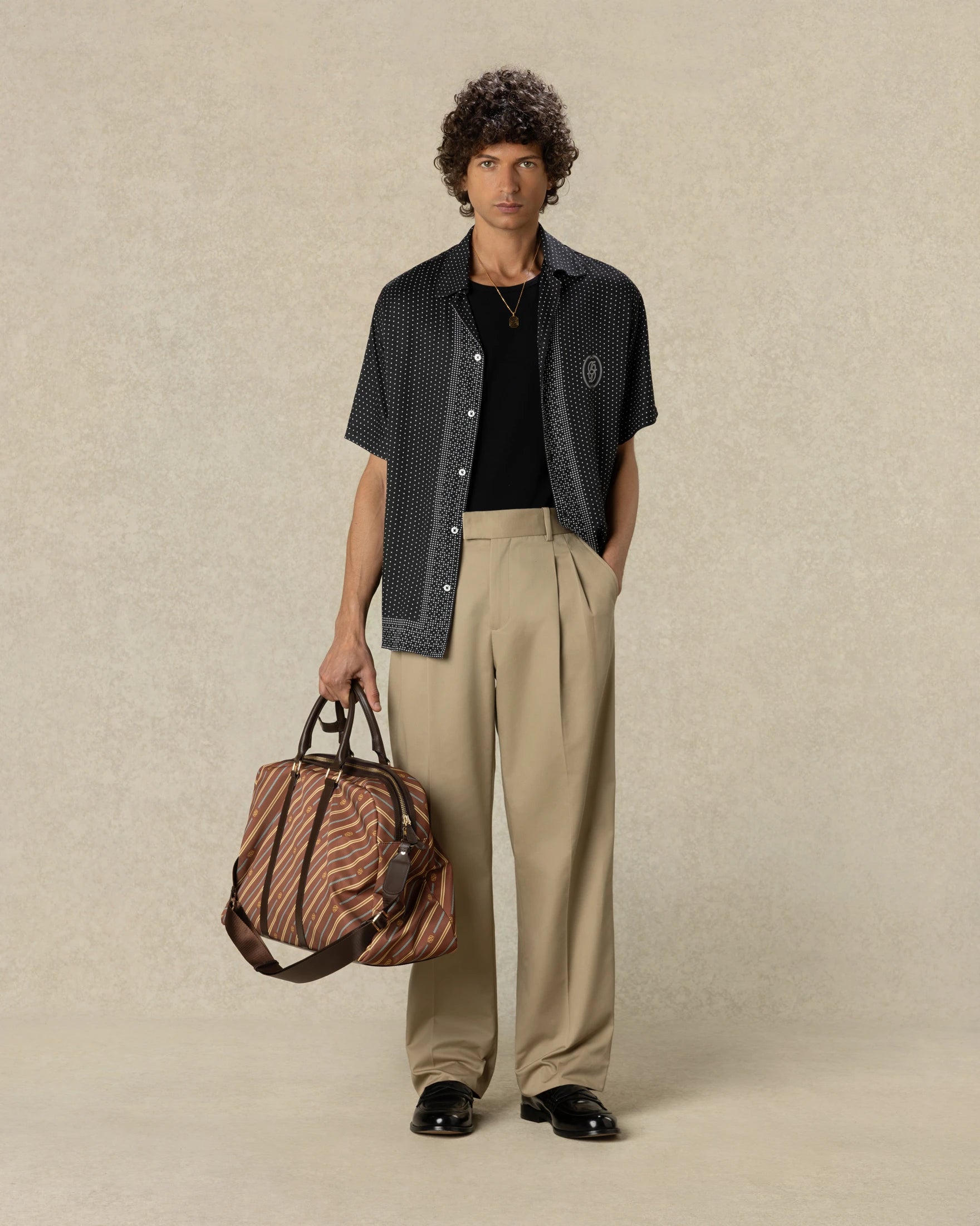 Drôle De Monsieur Gabardine Golfer Pants Hose Beige 65 Poly