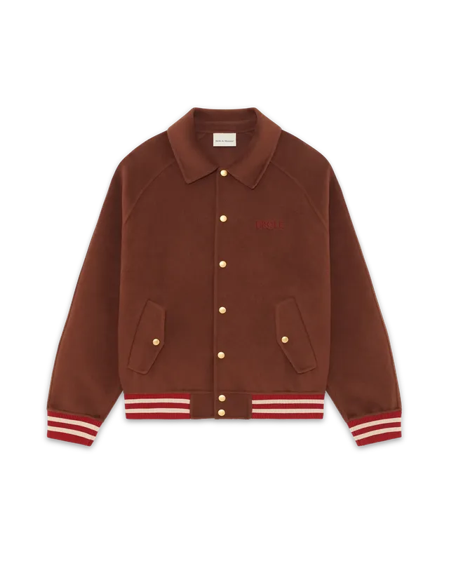 Drôle De Monsieur Bomber Drôle Bomberjacke Wolle Braun