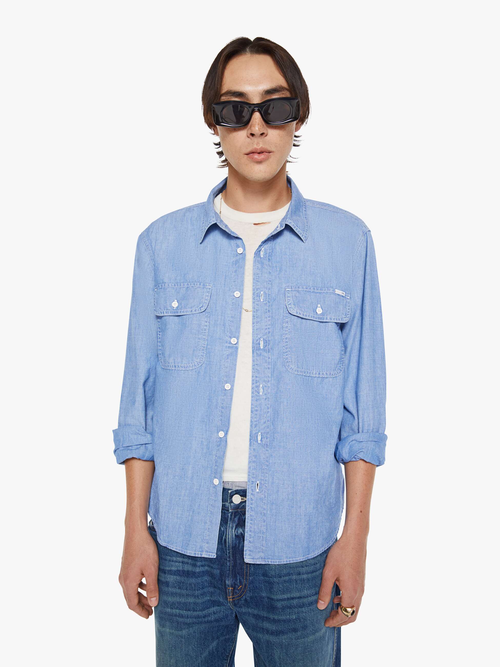 Mother The Rounded Freeze Denimhemd By Hook Or By Crook