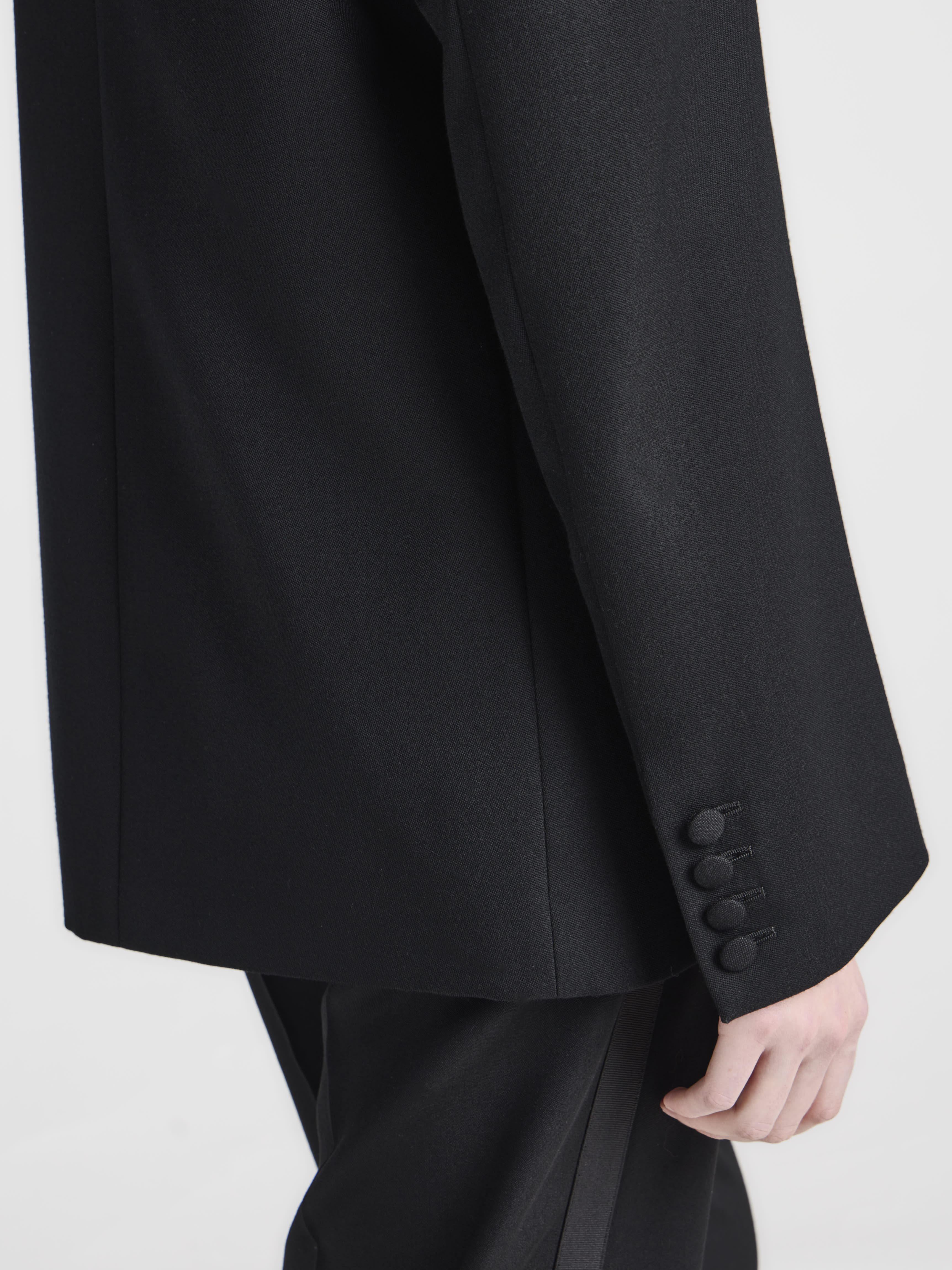 J.W.Anderson Fitted Tuxedo Jacket Blazer schwarz tailliert