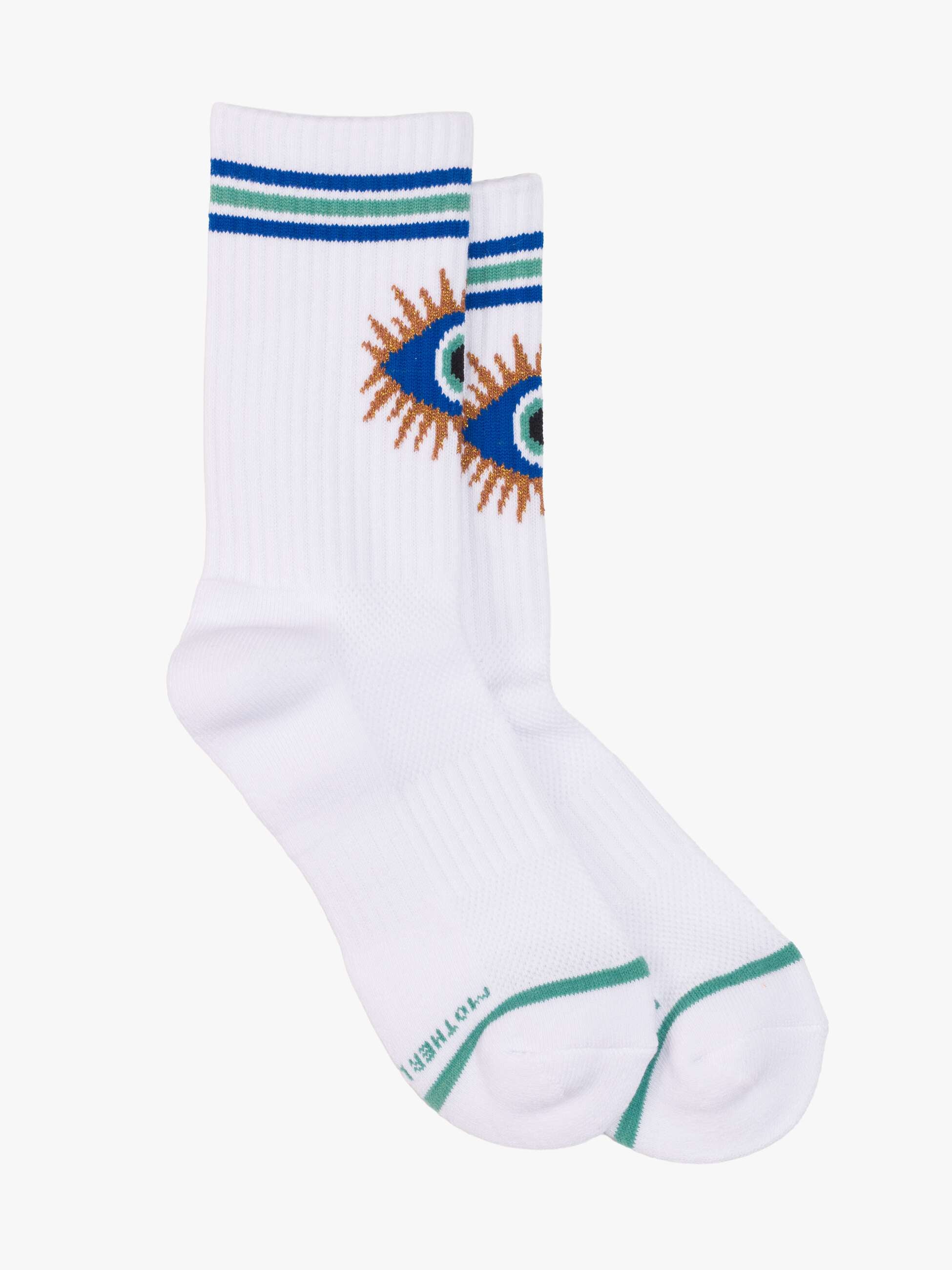 Mother Baby Steps Cosmic Eye Socken Weiß Tube