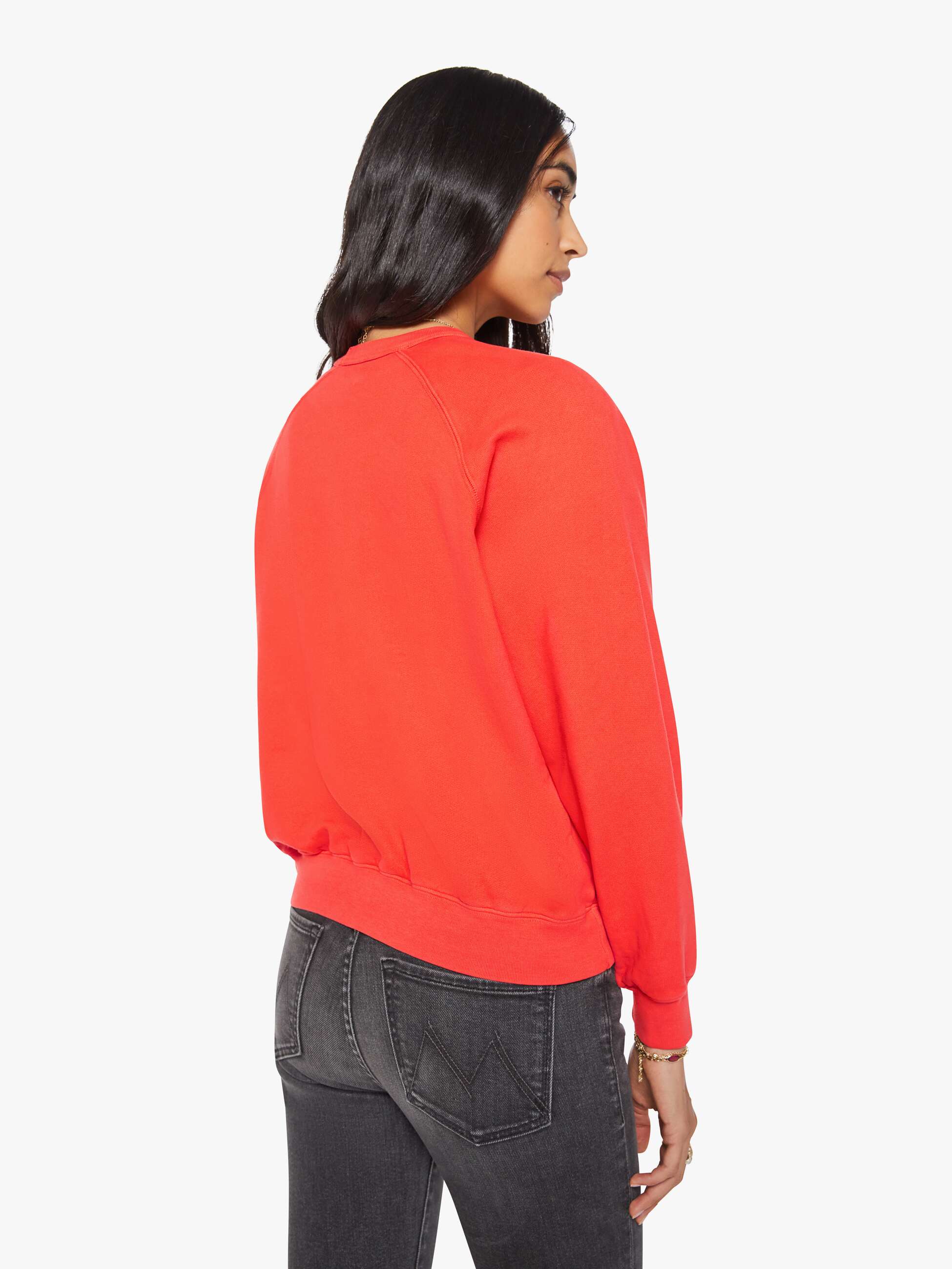 Mother Biggie Concert Sweatshirt Mandarin Red