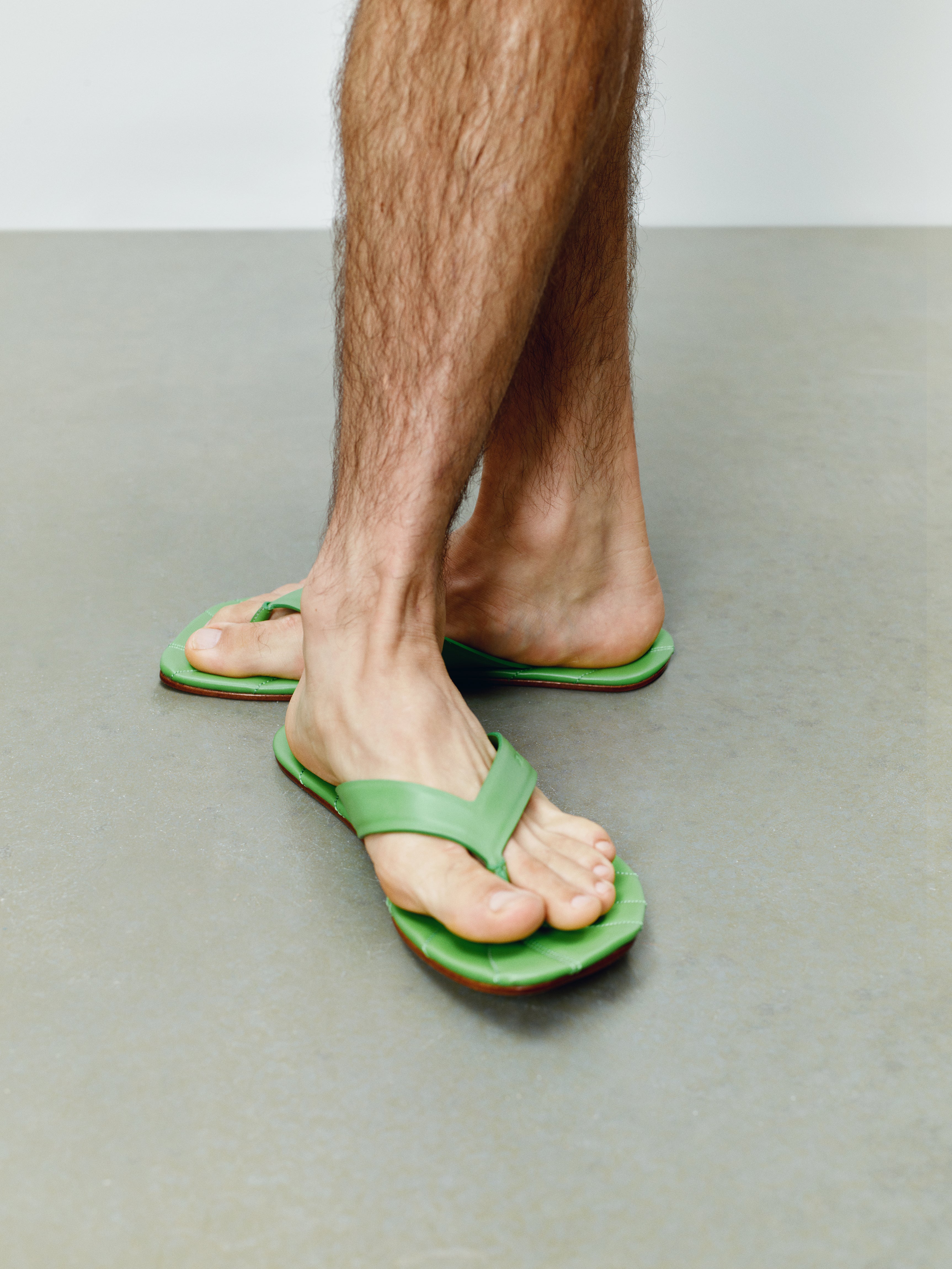 J.W.Anderson Leaf Slides Ledersandalen Herren SL0016LA0232