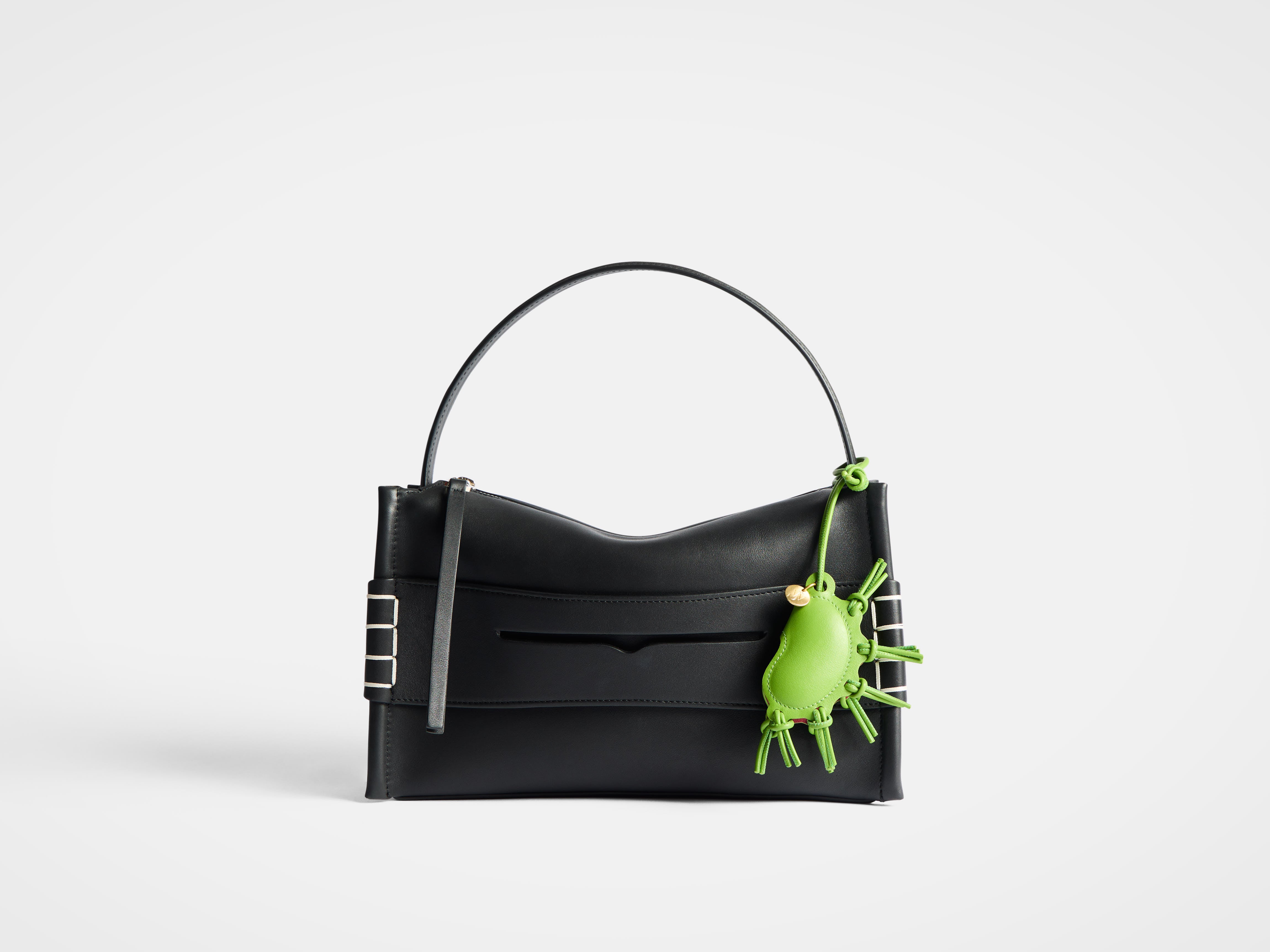 J.W.Anderson Venus Fly Trap Charm Leder