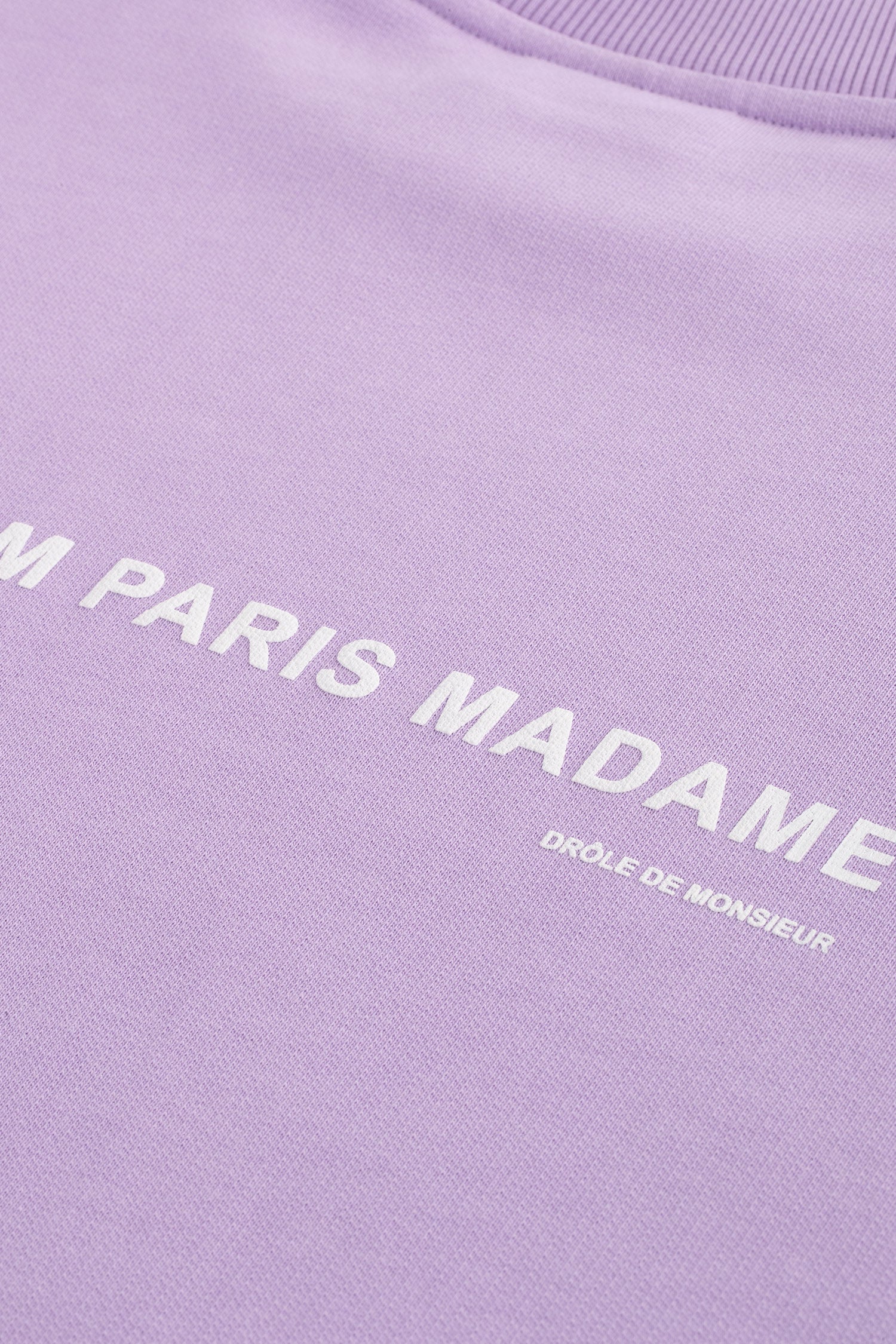 Drôle De Monsieur Le Sweatshirt Slogan Pocket Sweatshirt