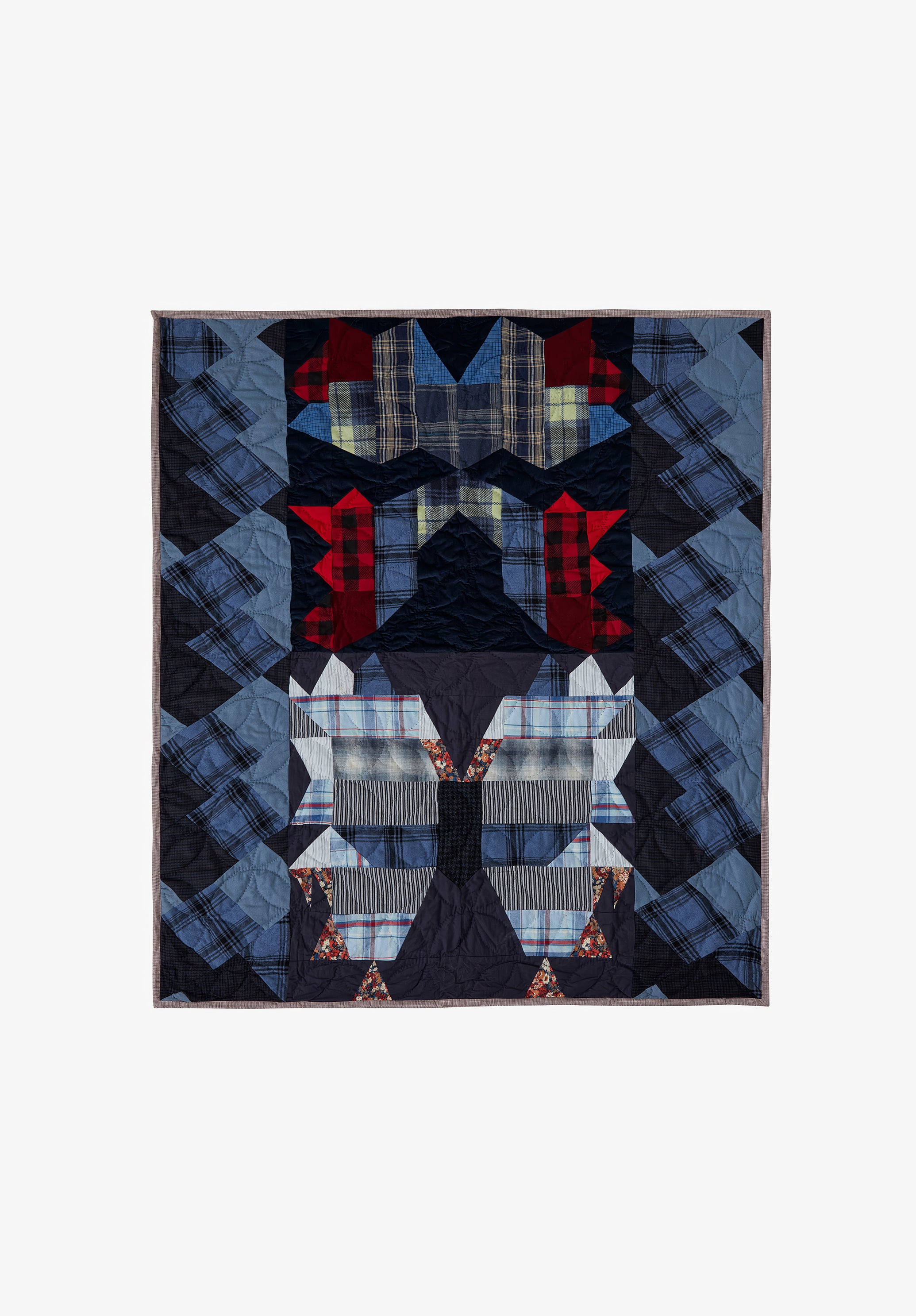 A.P.C. Machaon Steppdecke Patchwork bunt T2