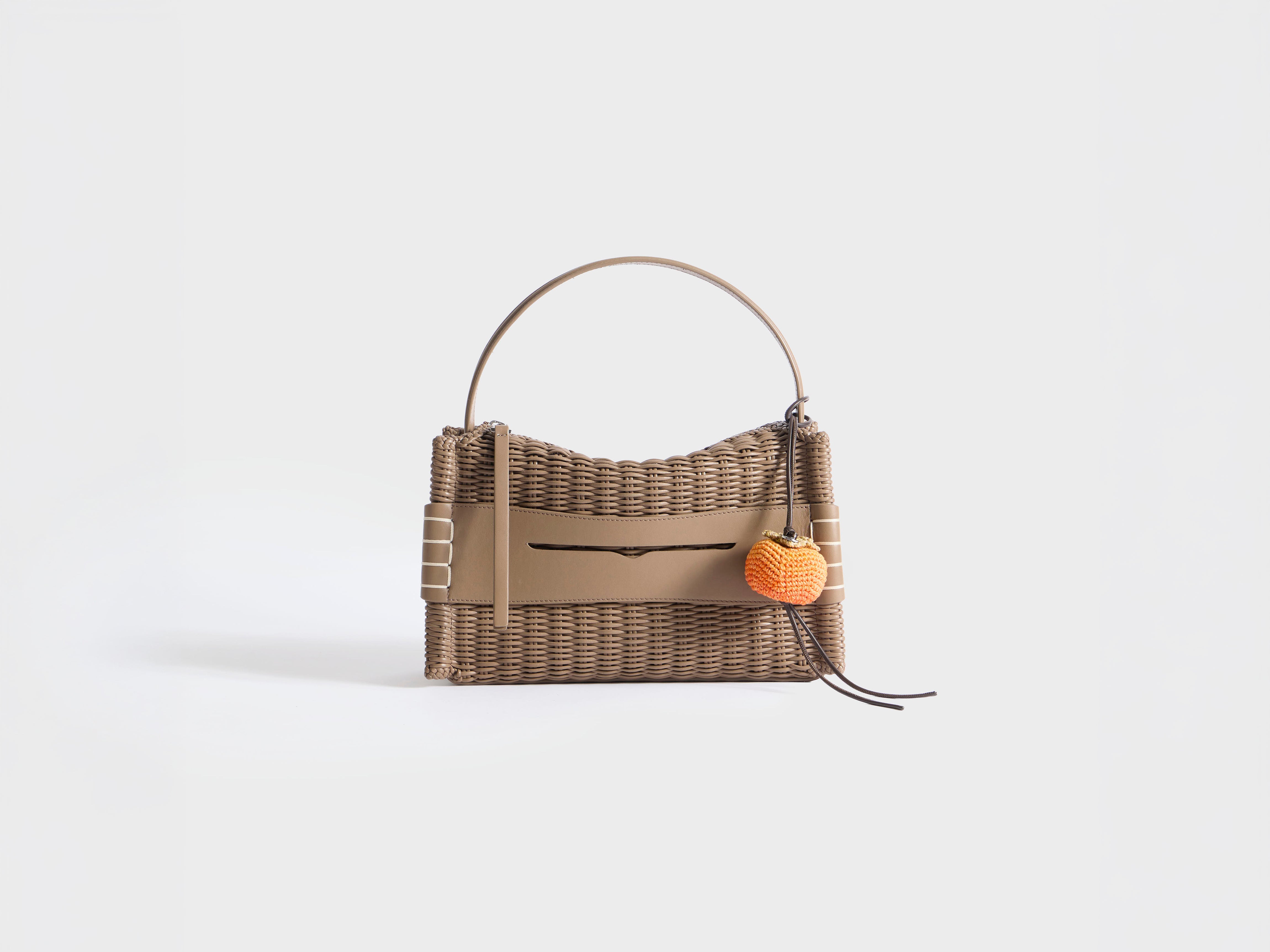 J.W.Anderson Bag Charms Persimmon Charm Taschenanhänger Orange