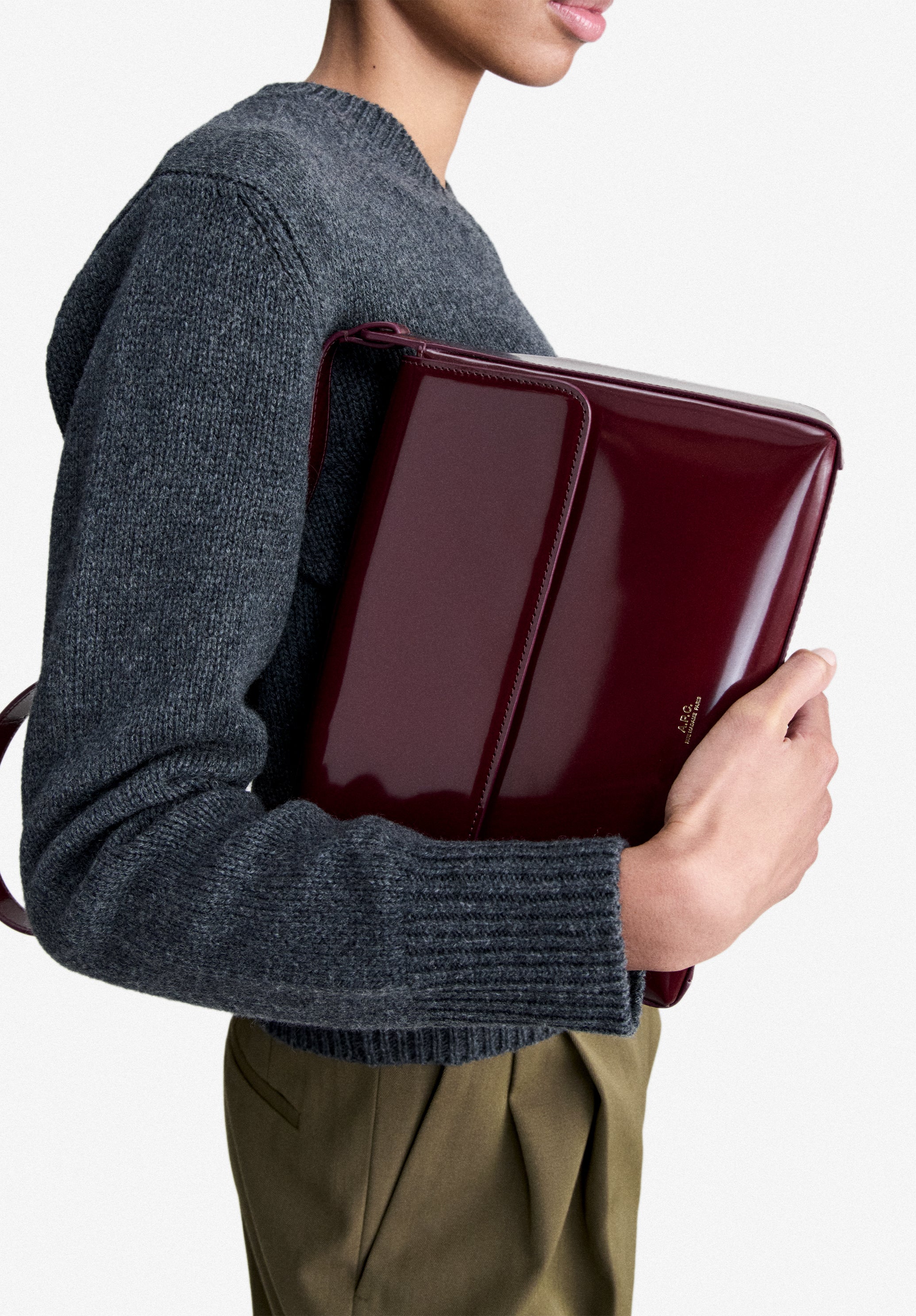 A.P.C. Virginie Flap Tasche Schultertasche TU
