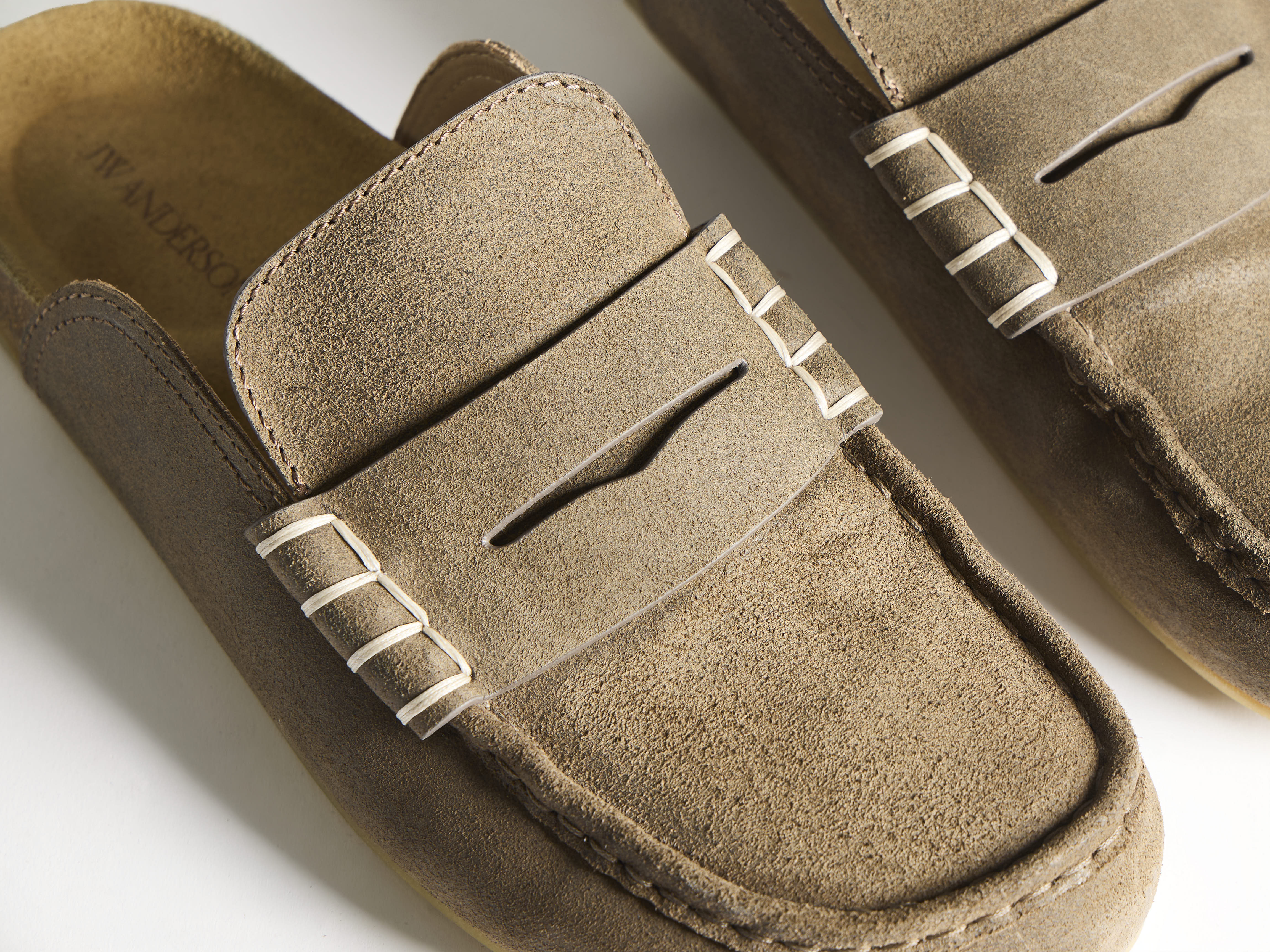 J.W.Anderson Stitch Loafer Schuhe Dark Taupe 38