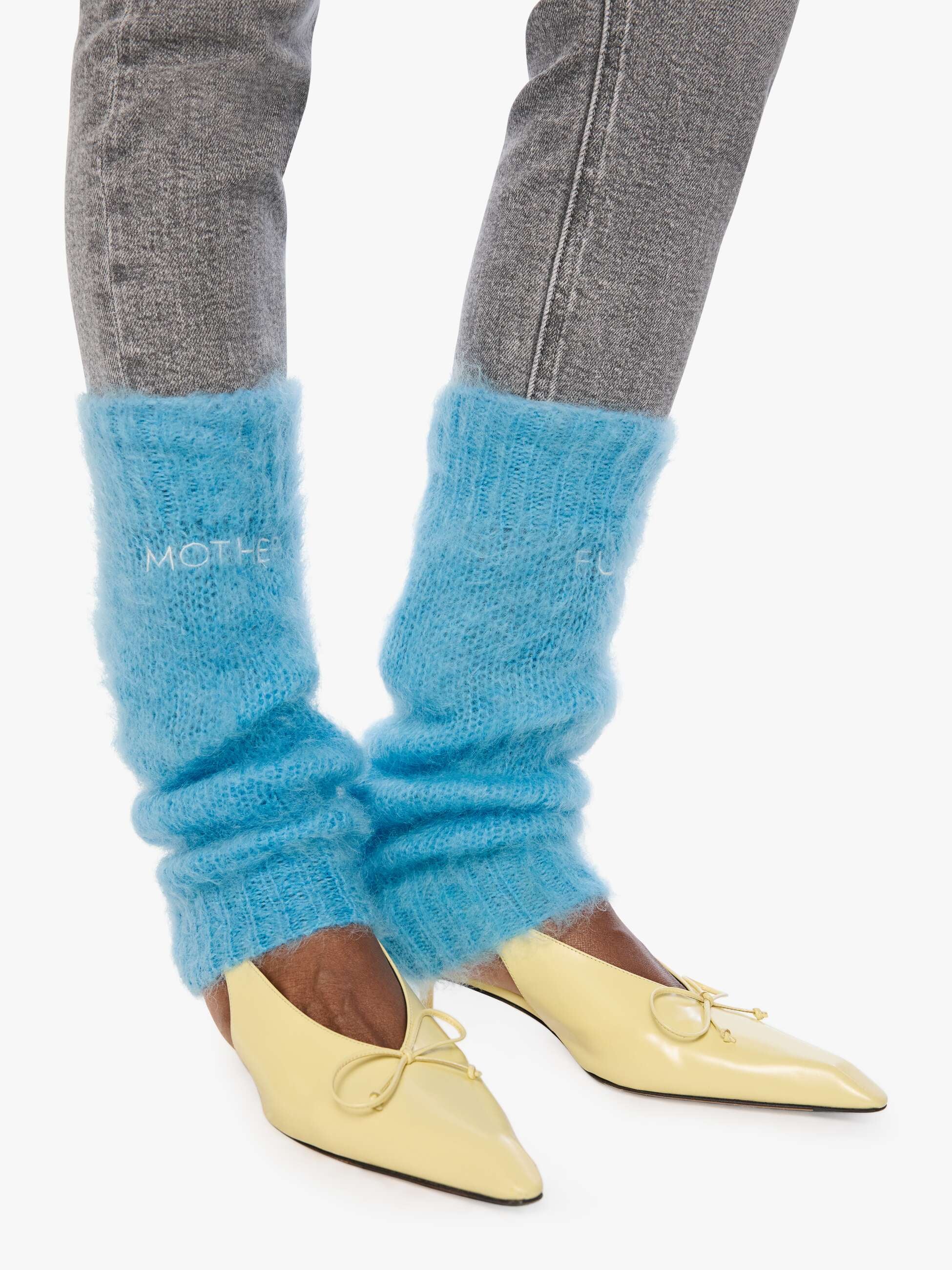 Mother Accessories The Decaf Stulpen Air Blue Mohair