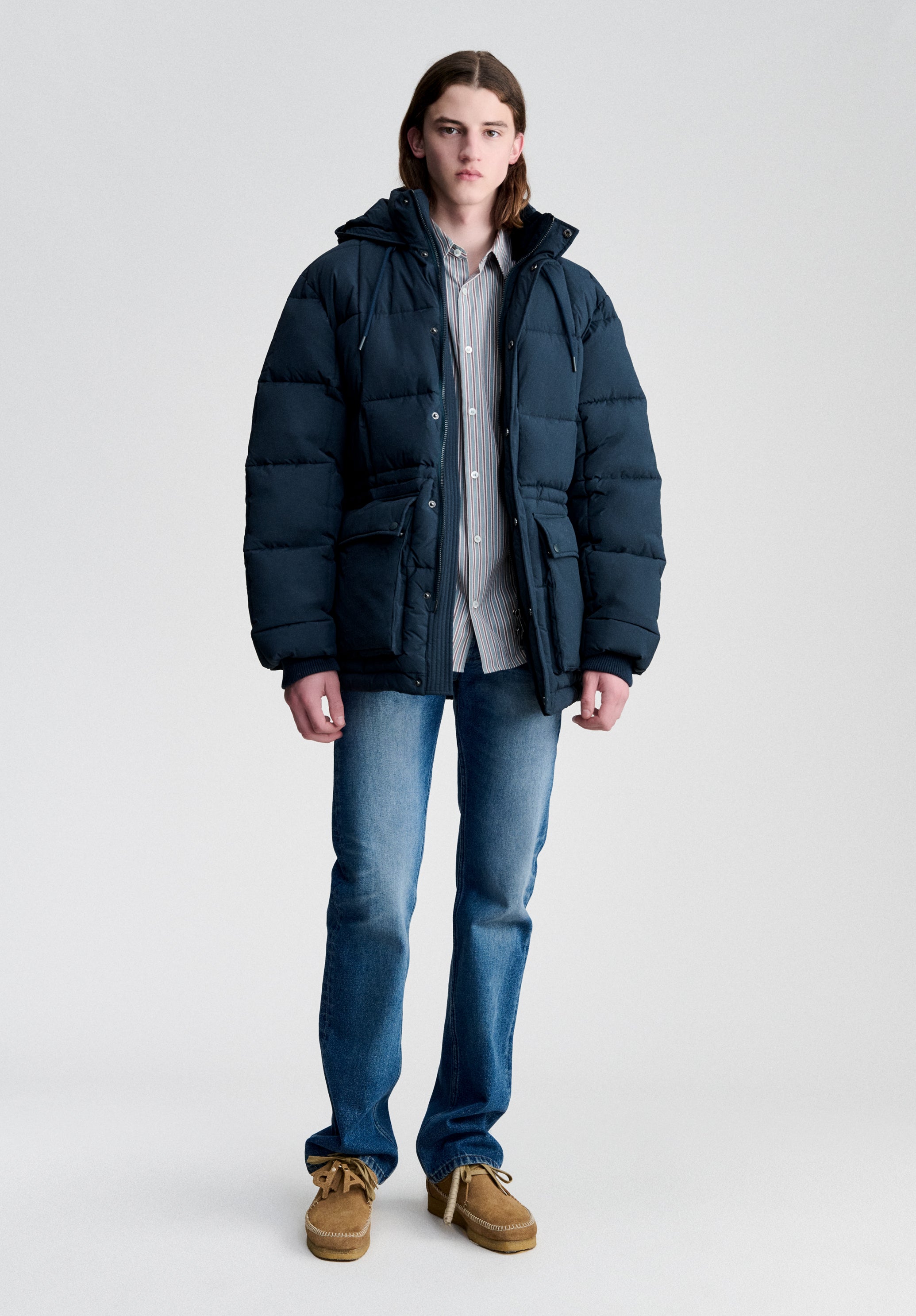 A.P.C. Daunenjacke M marineblau wasserabweisend