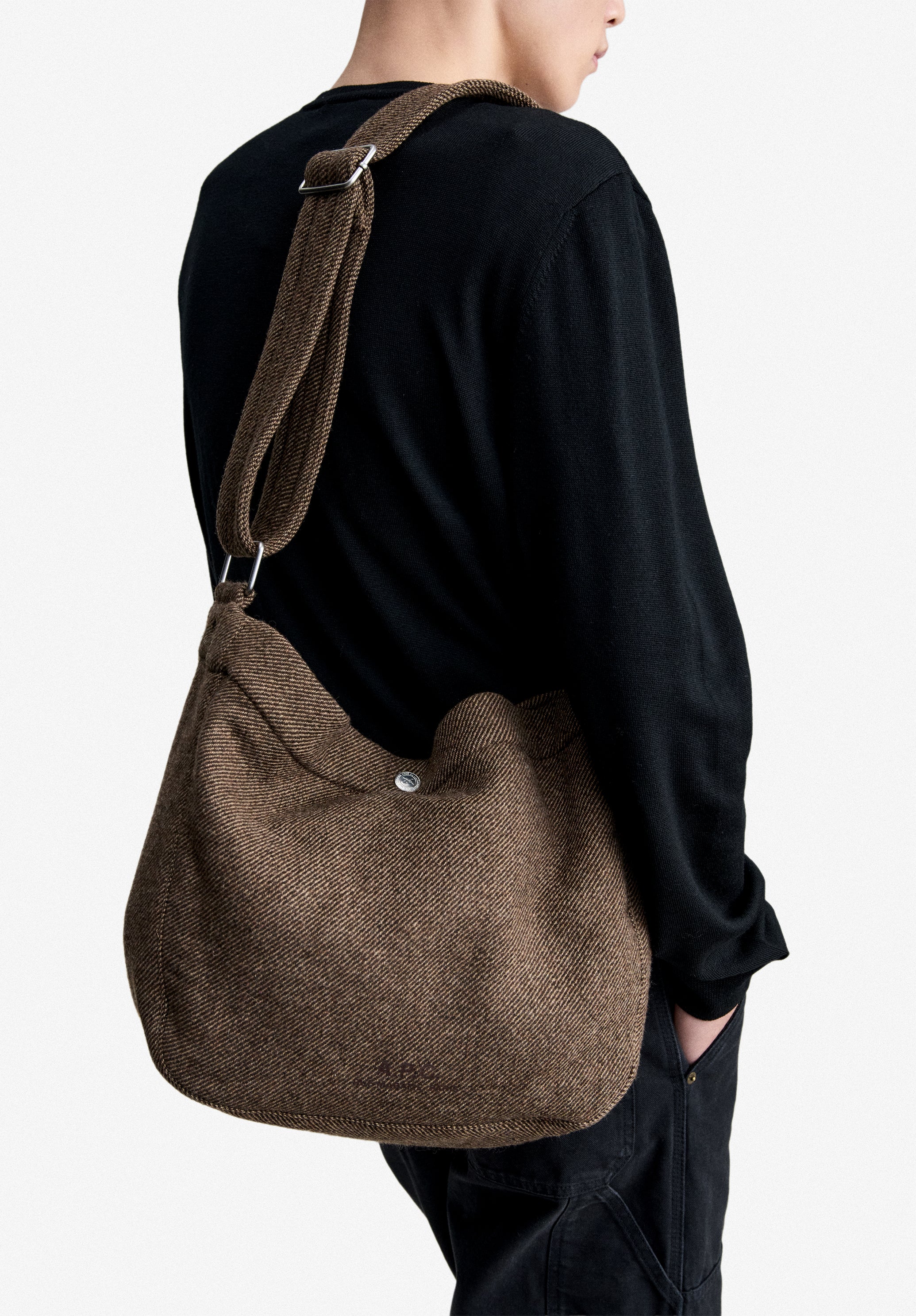 A.P.C. Journal Tasche Umhängetasche TU mit Druckknopf