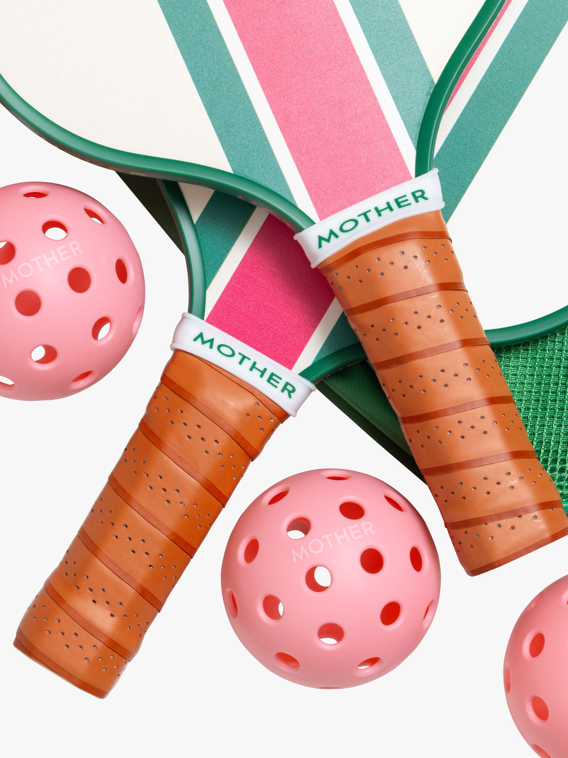 Mother The Soft Serve Pickleball-Set Greener Green 2 Schläger