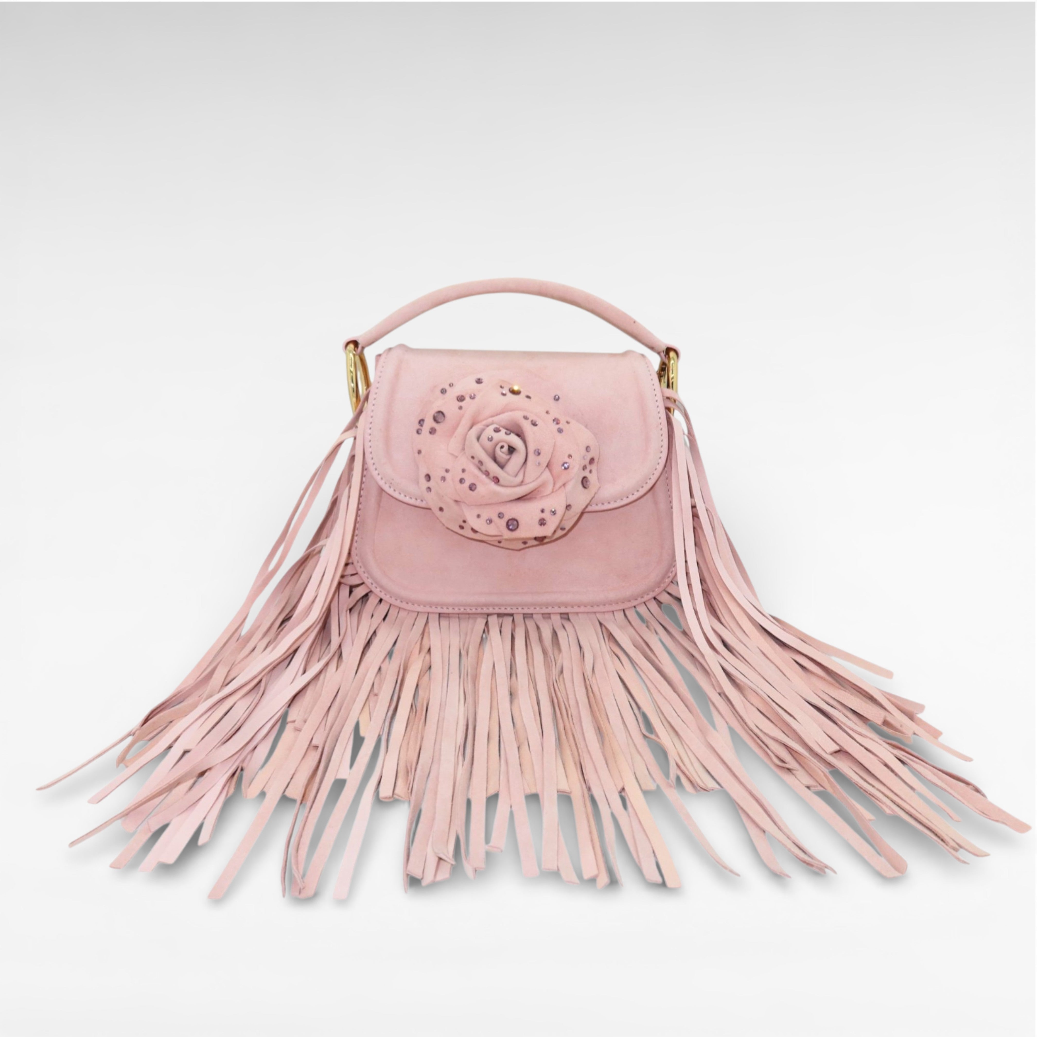 Gedebe Alice Mini Fringes Handtasche Echtleder Fransen
