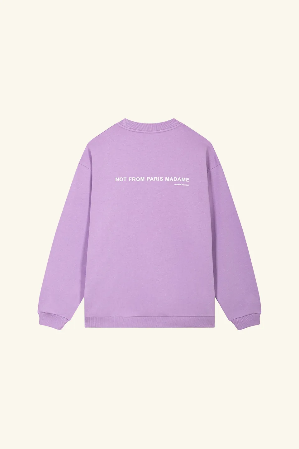 Drôle De Monsieur Le Sweatshirt Slogan Pocket Sweatshirt