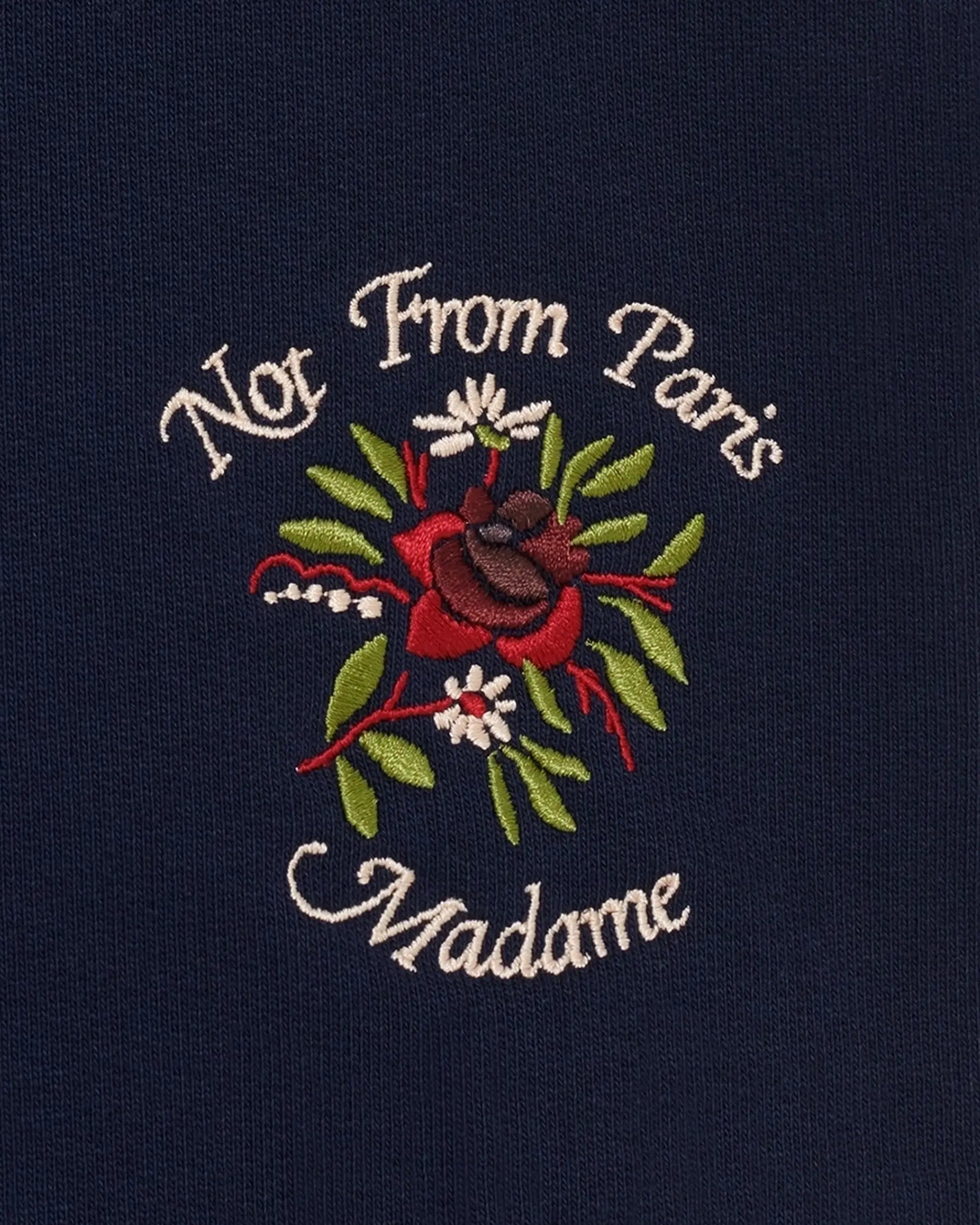 Drôle De Monsieur Short Slogan Rose Shorts Navy Baumwolle