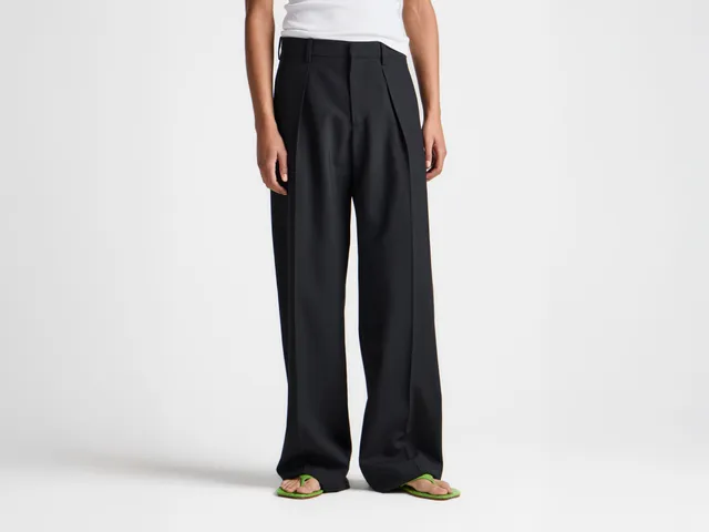J.W.Anderson Straight Leg Trousers Hose Schwarz