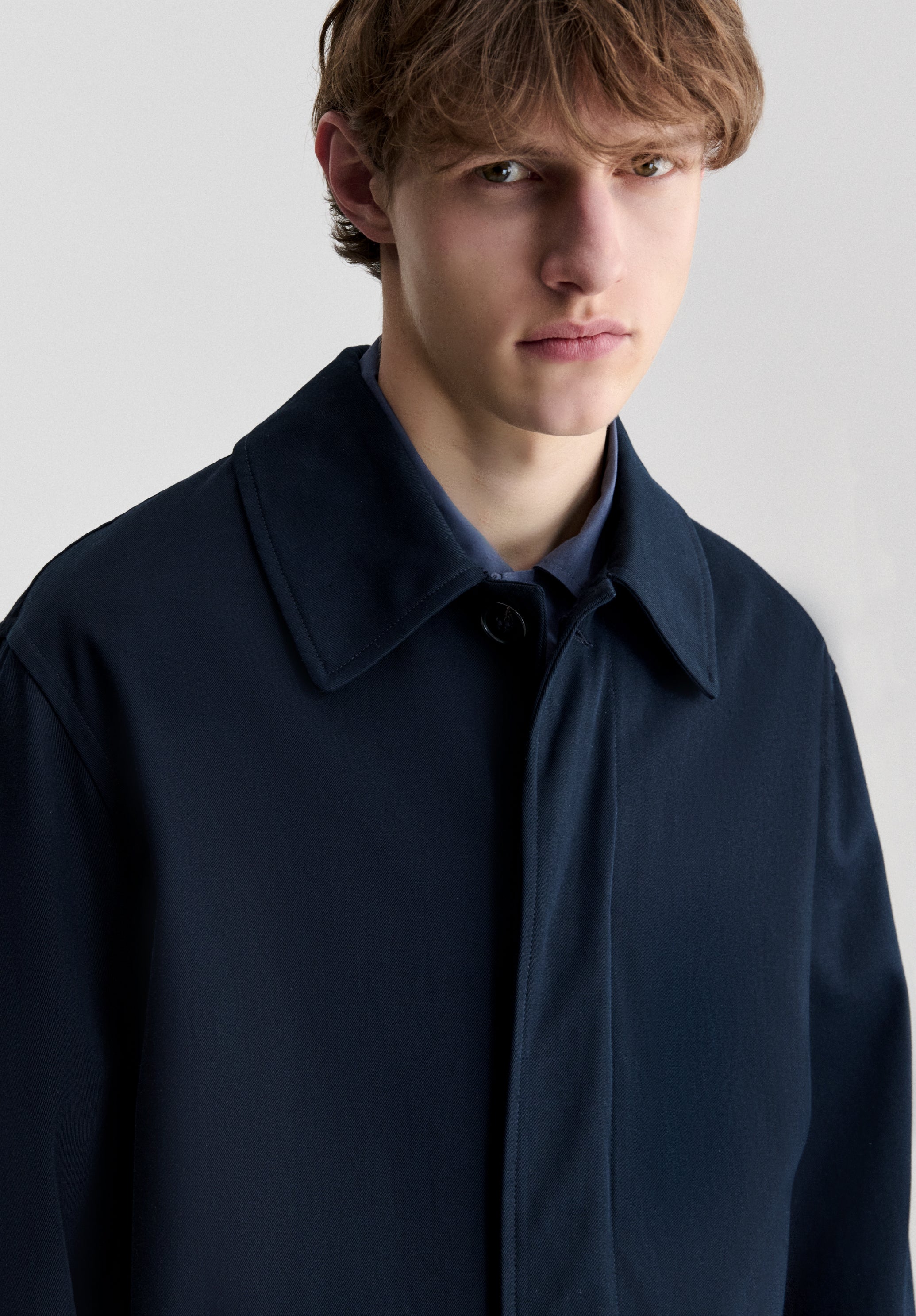 A.P.C. Mac Mantel Baumwollgabardine Gr. M Bio-Baumwolle