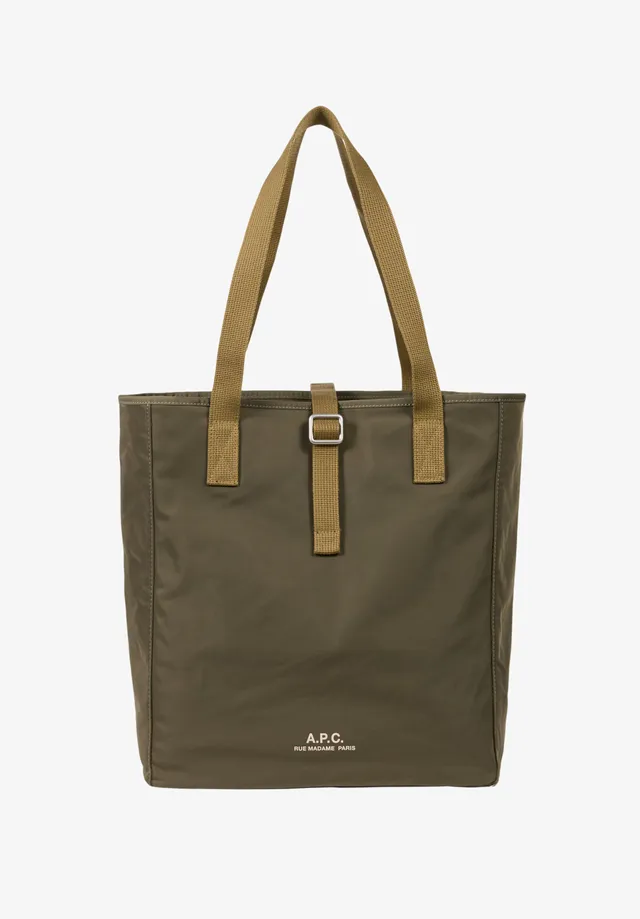 A.P.C. Archive Tragetasche Nylon grün TU