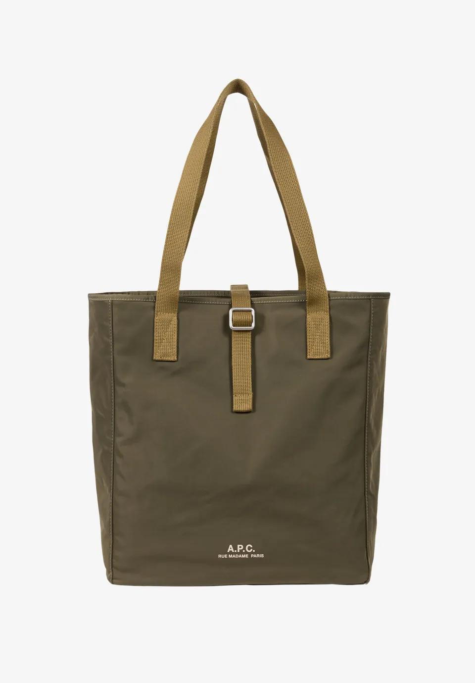 A.P.C. Archive Tragetasche Nylon grün TU