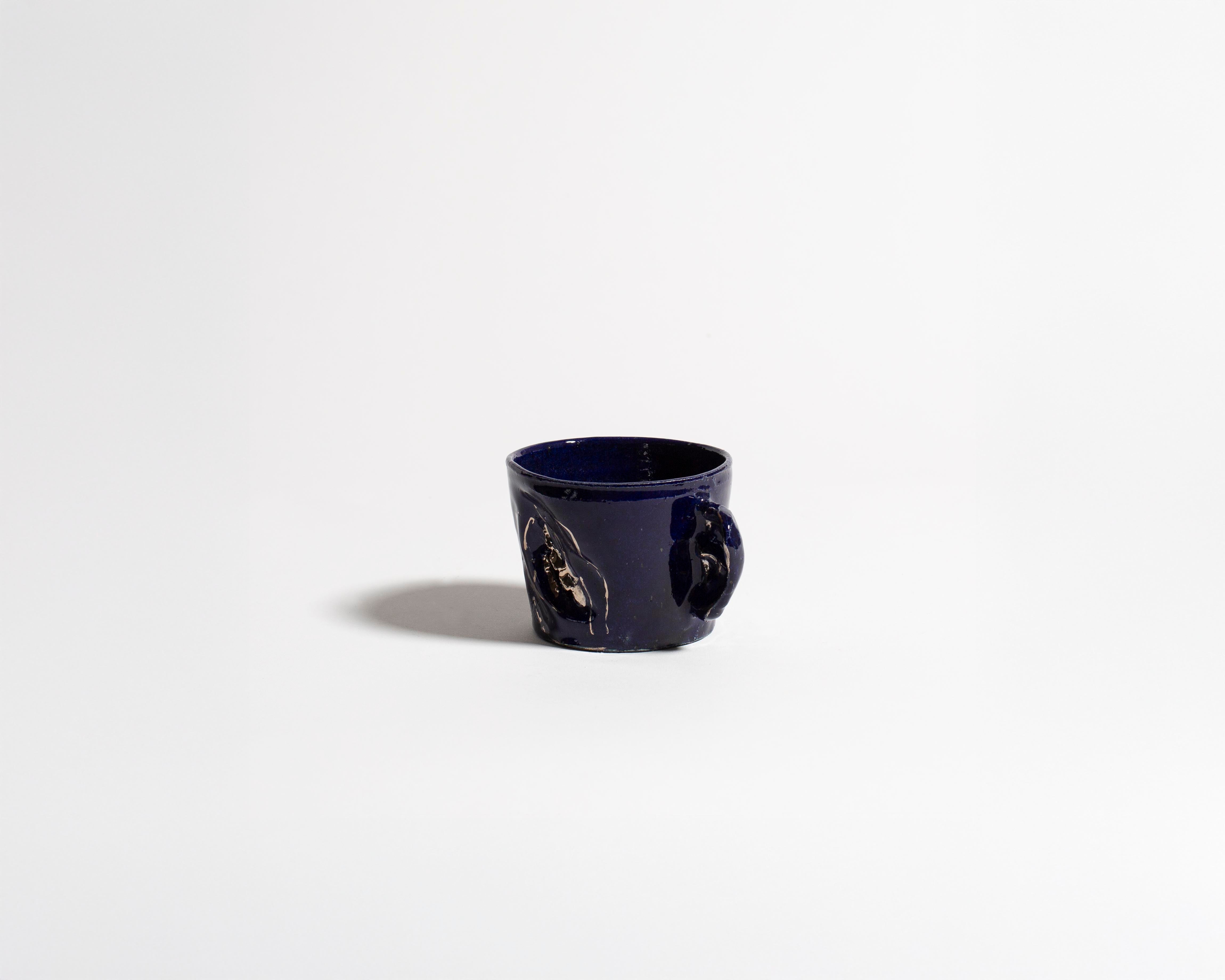 J.W.Anderson Akiko Hirai Not I Tasse Dunkelblau Keramik
