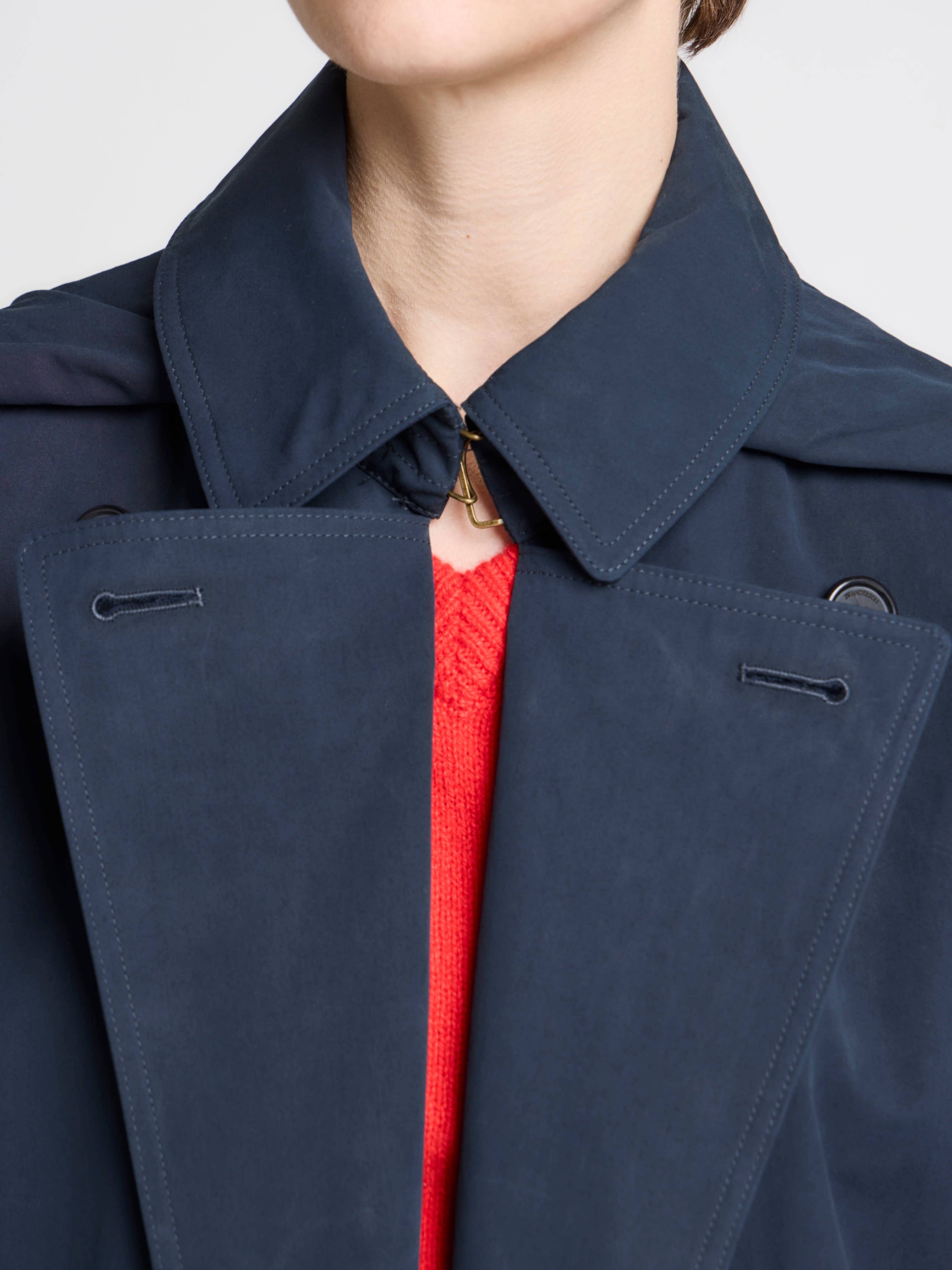 J.W.Anderson Cape Trench Coat Trenchcoat Dark Navy Gr. 04-14