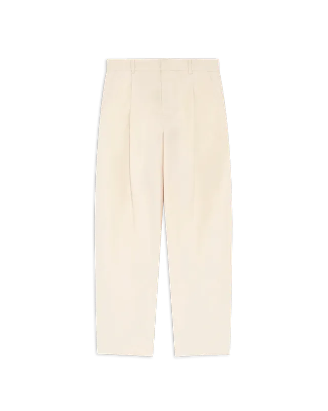 Drôle De Monsieur Pantalon Ballon Hose Baumwolle Off-White