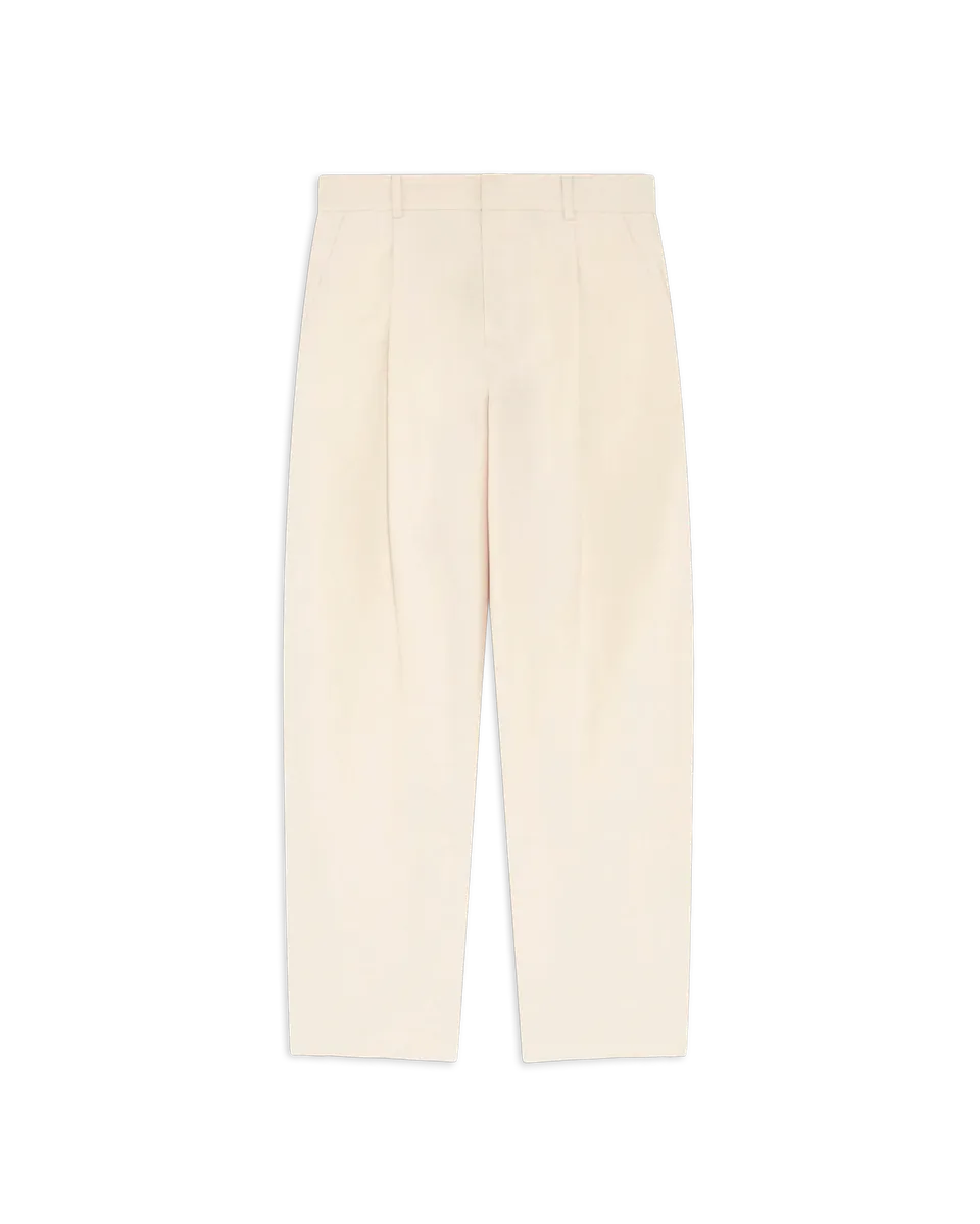 Drôle De Monsieur Pantalon Ballon Hose Baumwolle Off-White