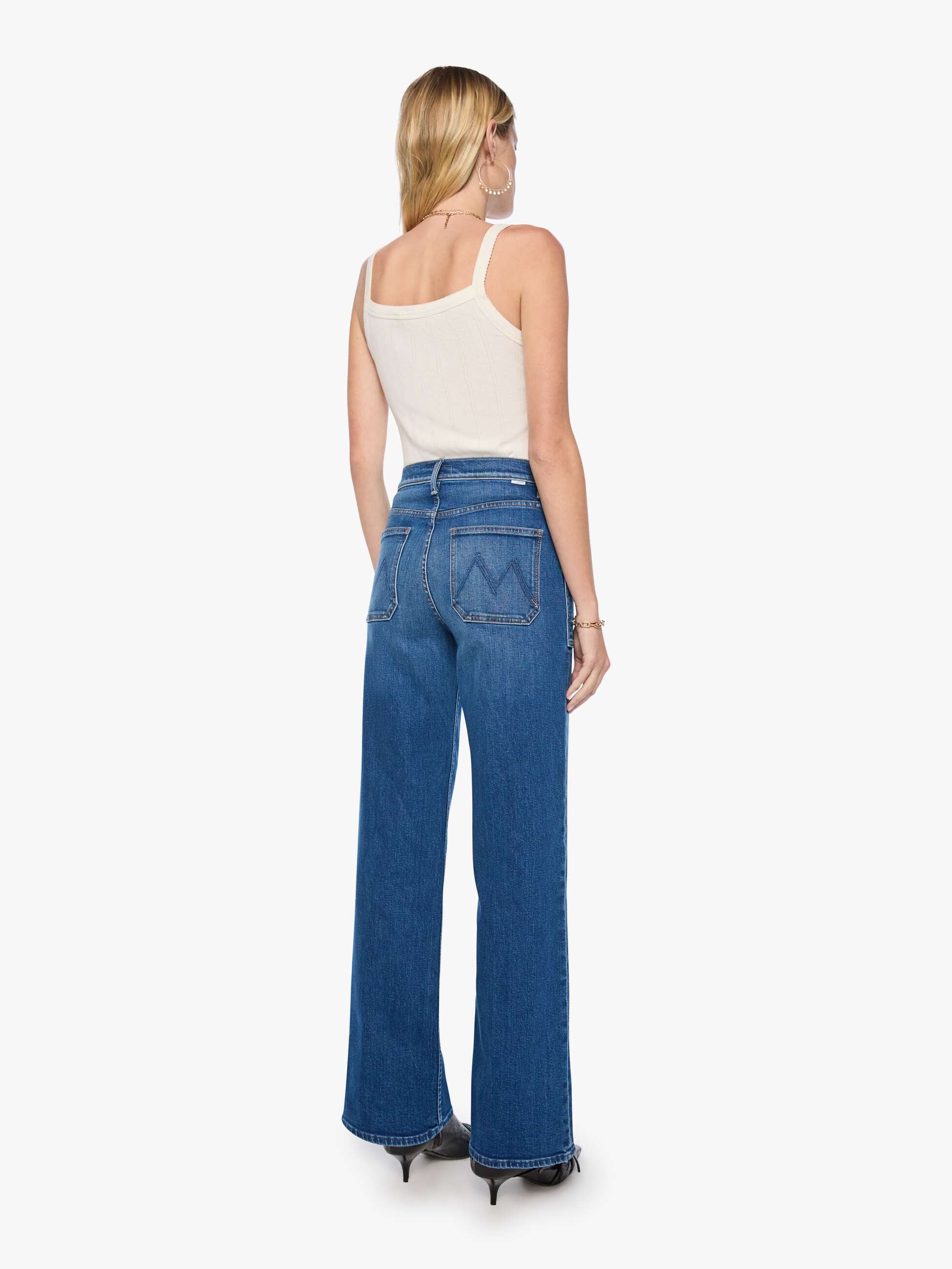 Mother Denim Patch Maven Sneak Jeans Spare Me Drama