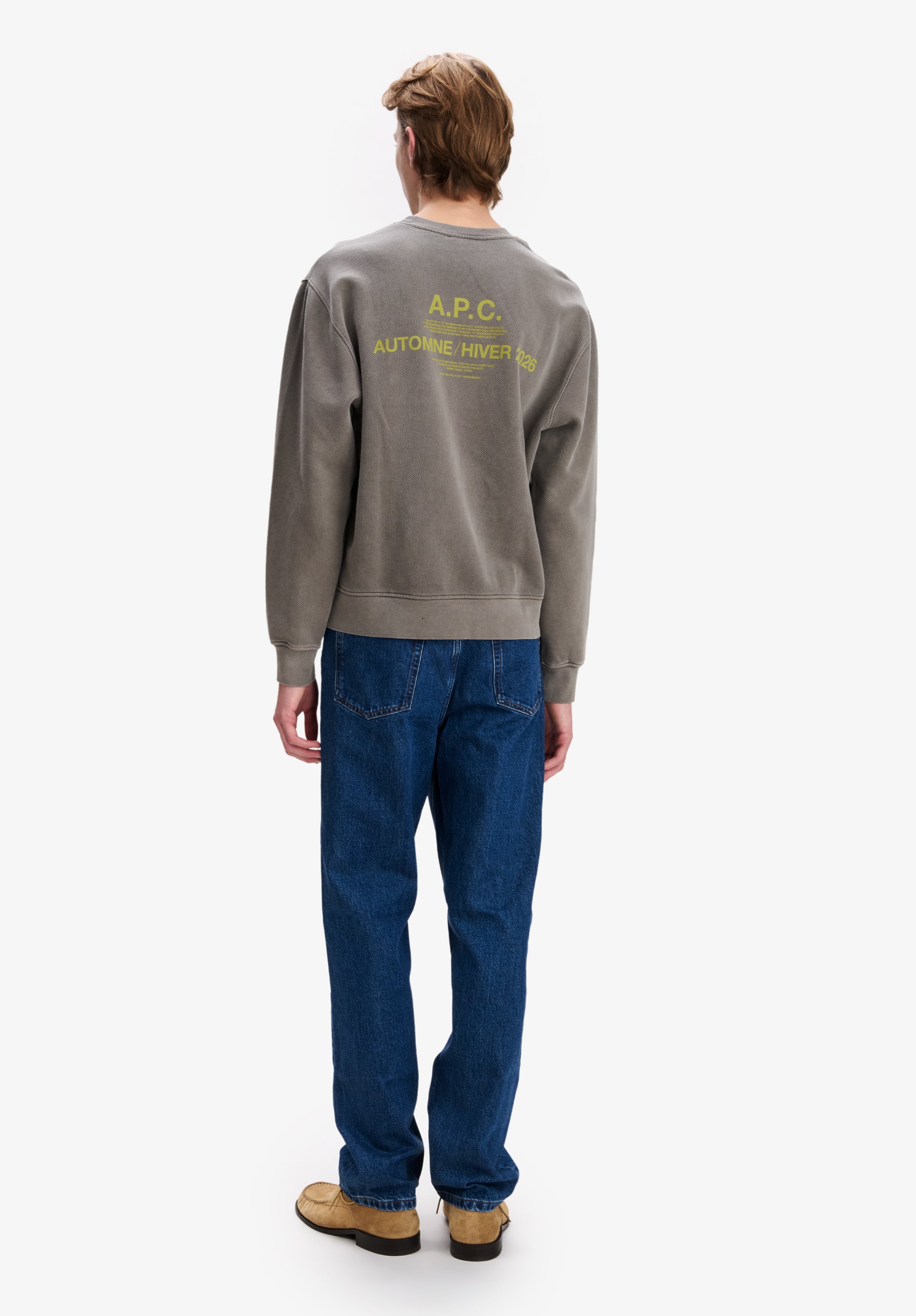 A.P.C. Boxy Herbst 28 Sweatshirt Bio-Baumwolle M
