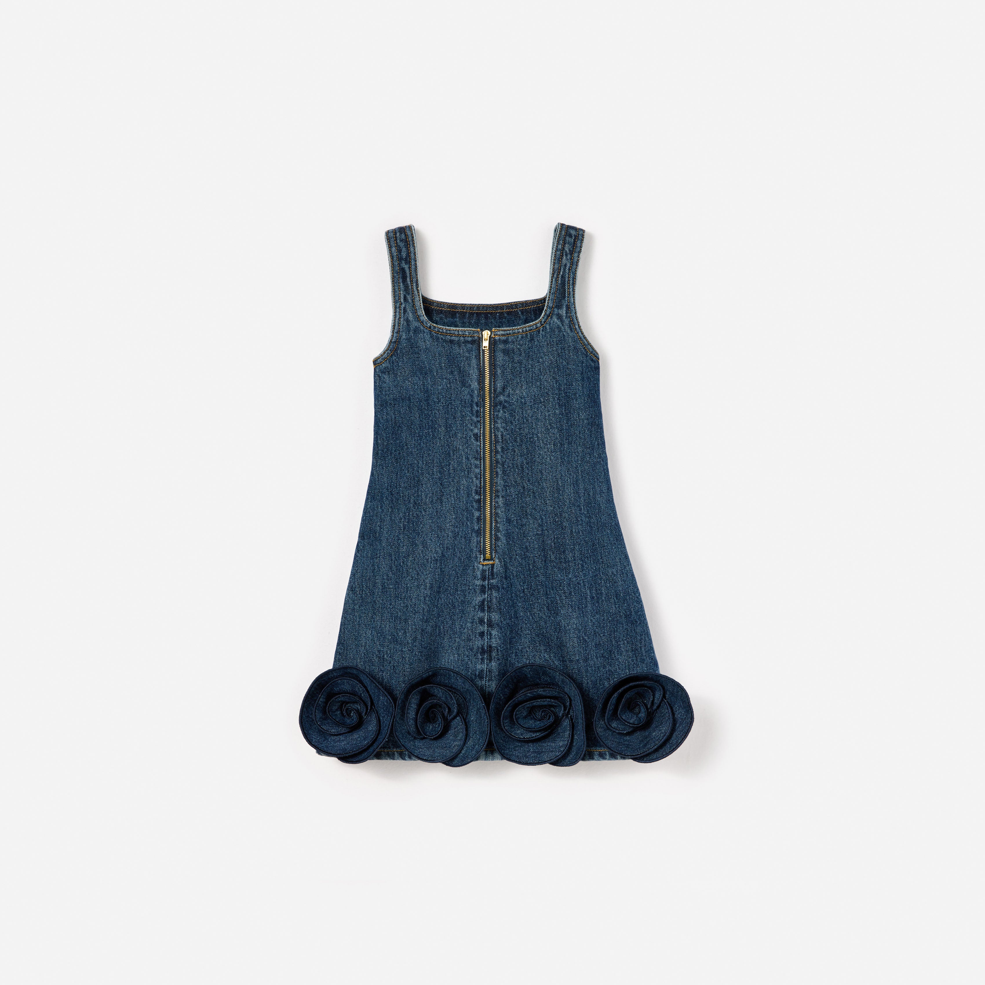 Self Portrait Denim Flower Kinderkleid Denim Blumen