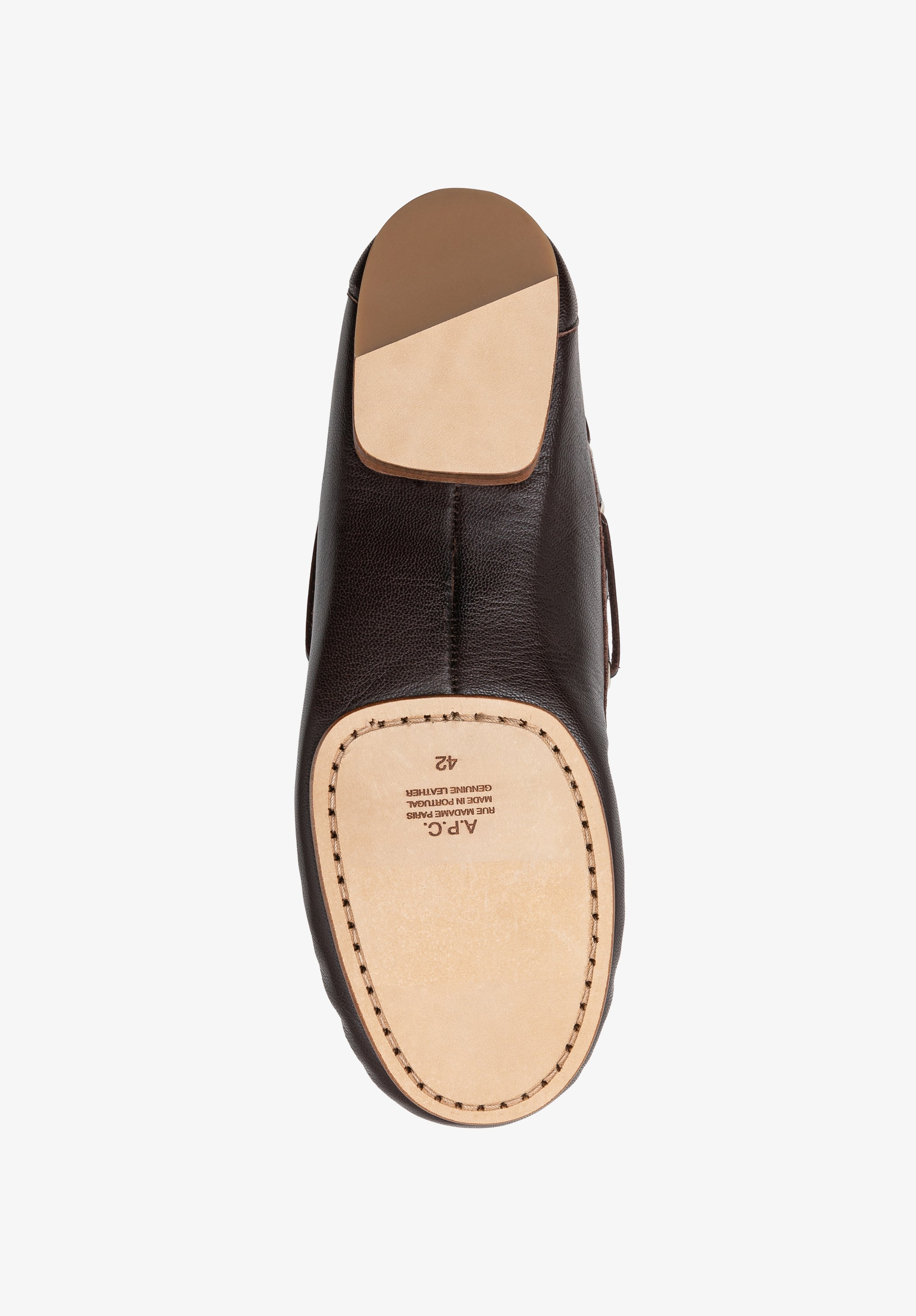 A.P.C. Bootsschuhe Leder Gr. 38 Schnürung