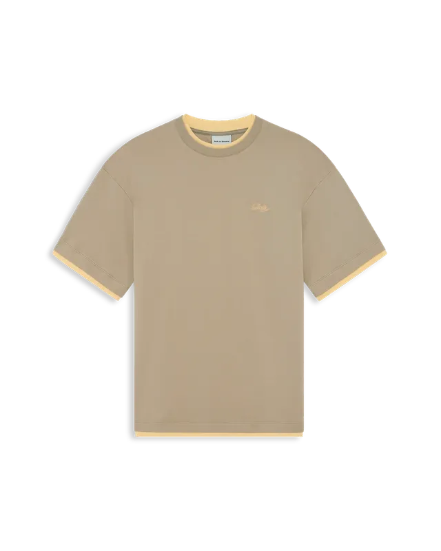 Drôle De Monsieur T-Shirt Drôle T-Shirt Beige Baumwolle M