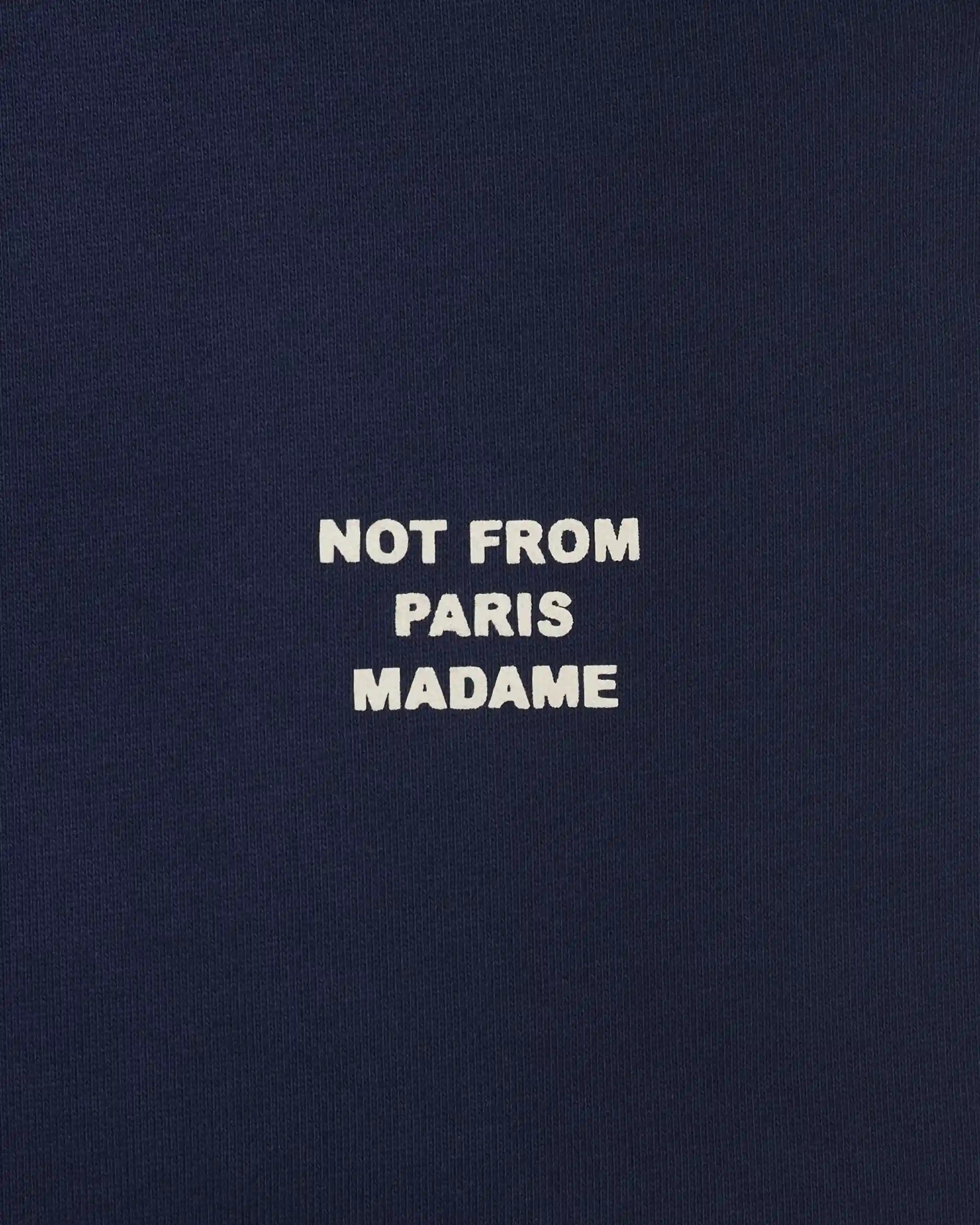Drôle De Monsieur Slogan Fleece Joggers Jogginghose Navy