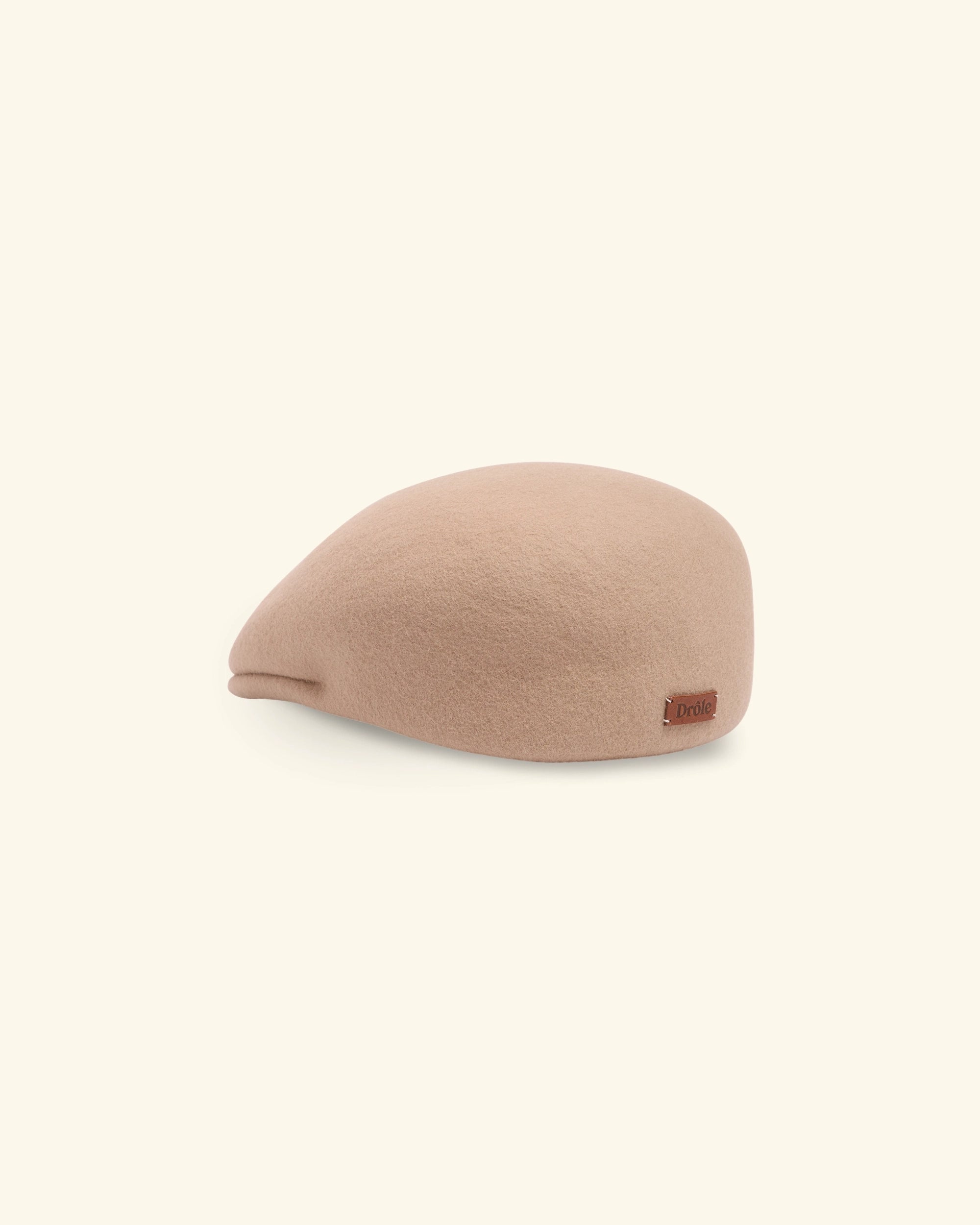 Drôle De Monsieur Le Béret Drôle Baskenmütze Beige Wolle
